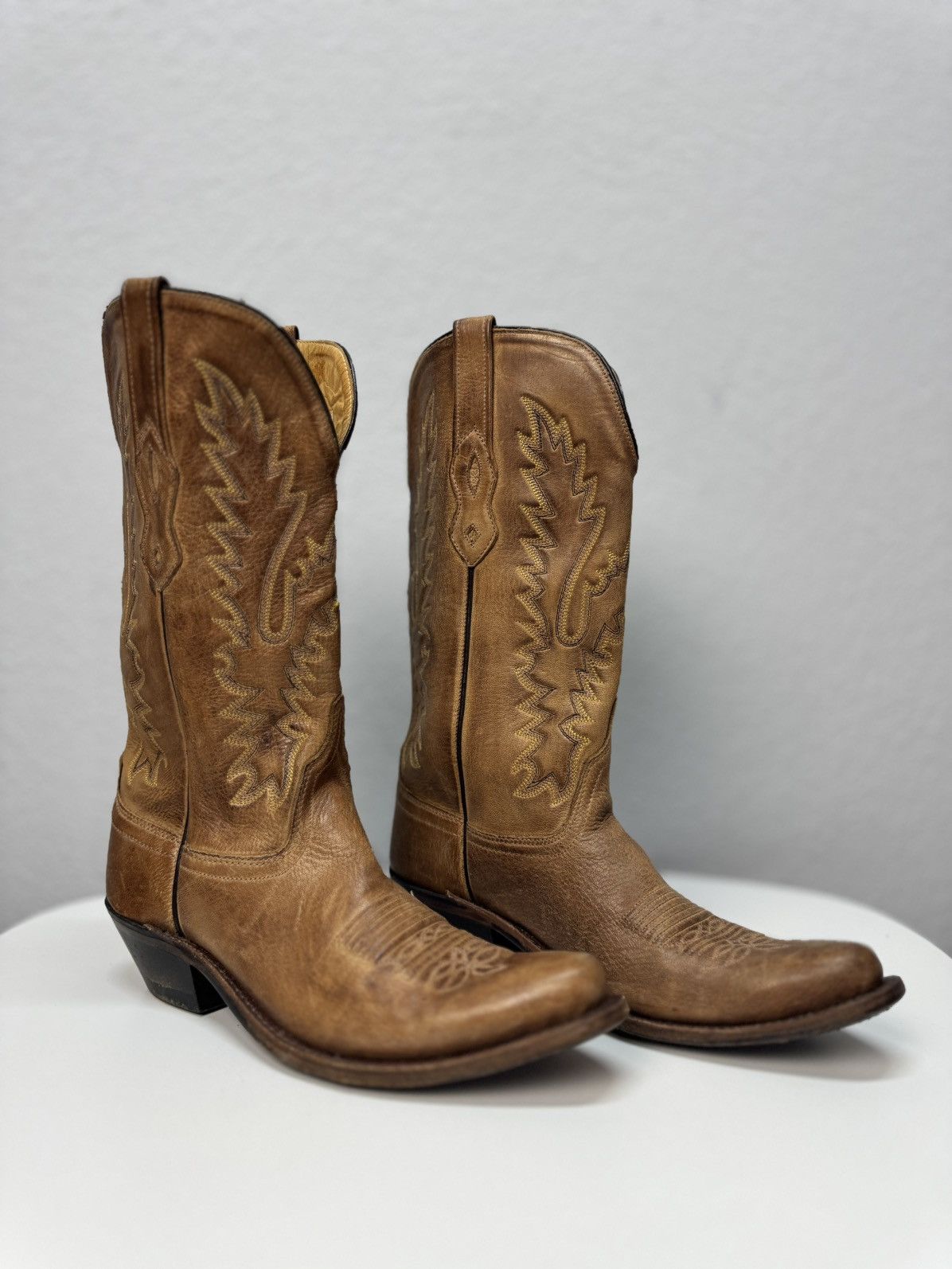 Vintage Leather Python Alligator Boots Western Rick Owen’s