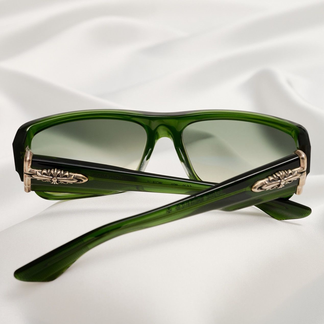 Chrome Hearts CHROME HEARTS YER BJORN AGAIN MOSS SUNGLASSES Size ONE SIZE - 7 Thumbnail