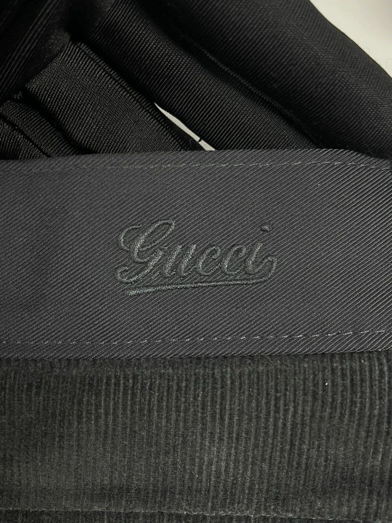 Gucci Gucci Black and gray stitched corduroy casual trousers 2502 Size US 36 / EU 52 - 5 Thumbnail