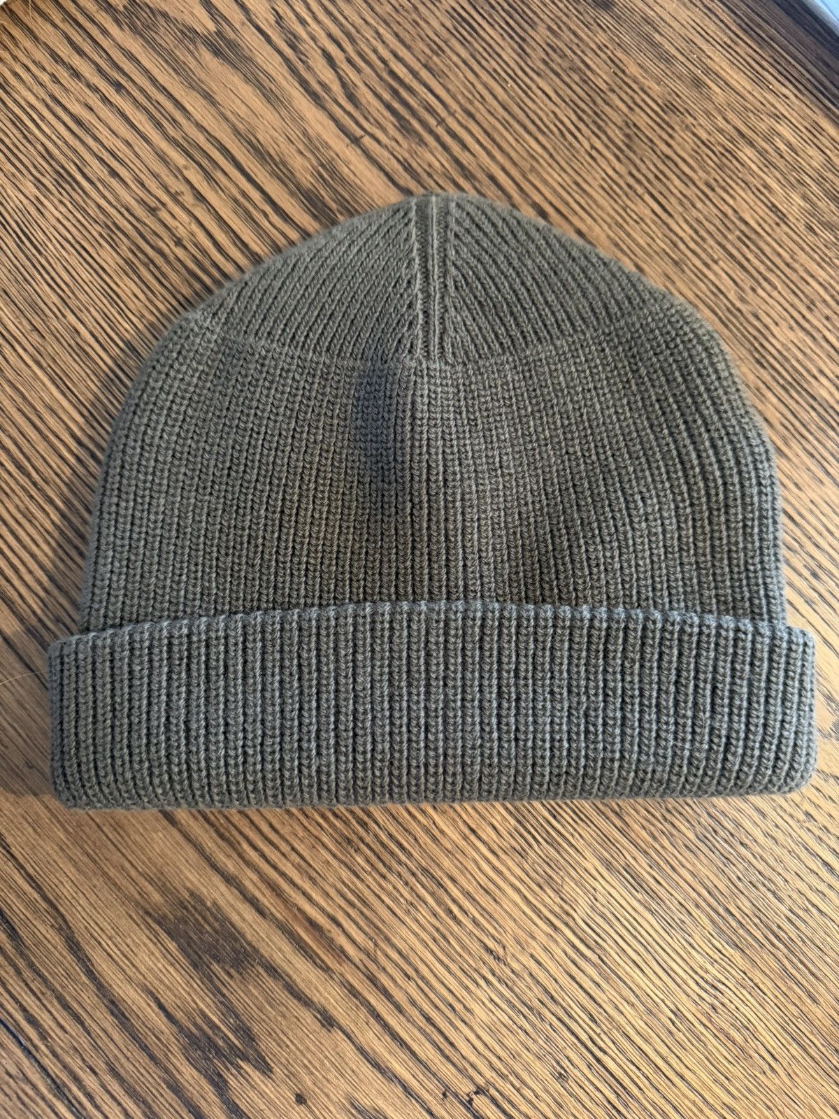 JJJJound JJJJound Double Layer Wool Beanie Olive Small Size ONE SIZE - 1 Thumbnail