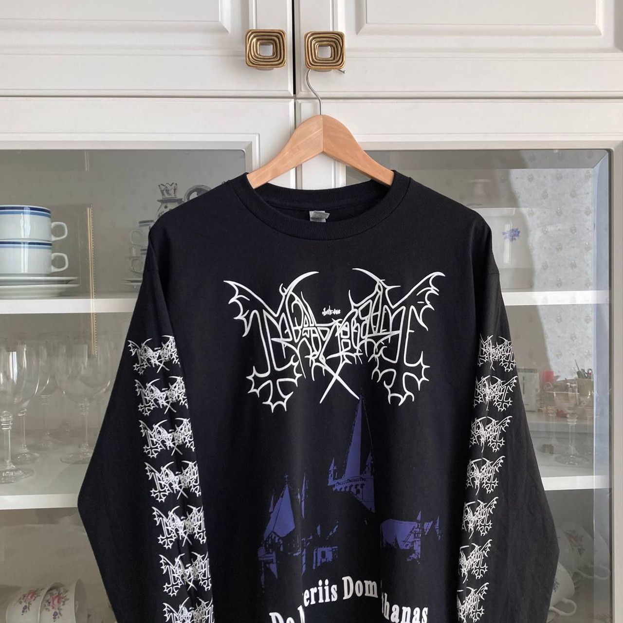 Band Tees Long Sleeve Mayhem - De Mysteriis Dom Sathanas / black metal Size US L / EU 52-54 / 3 - 2 Thumbnail