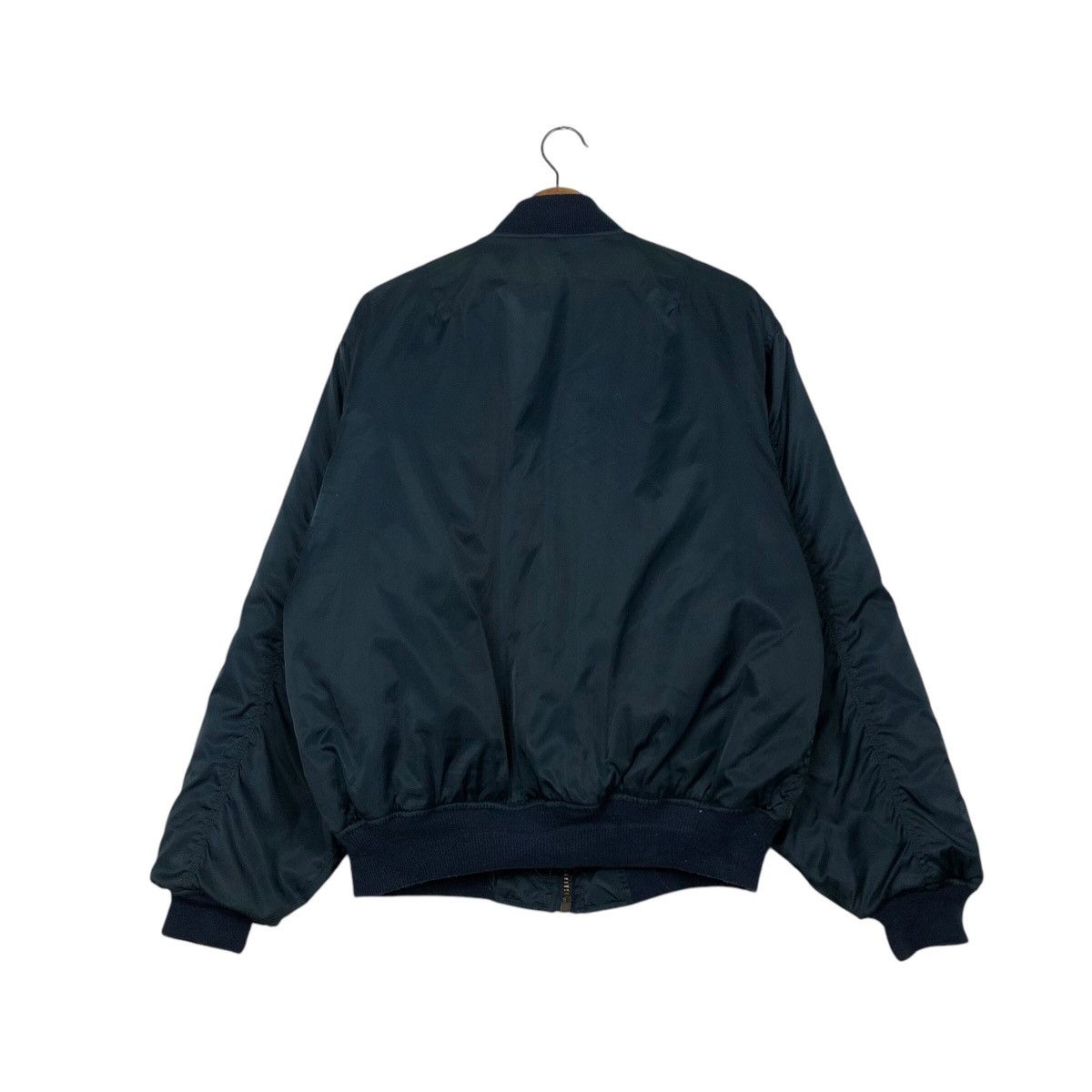 Japanese Brand 📌Vintage Reversible Bomber Jacket Ma-1 Phantom Military Size US L / EU 52-54 / 3 - 11 Thumbnail