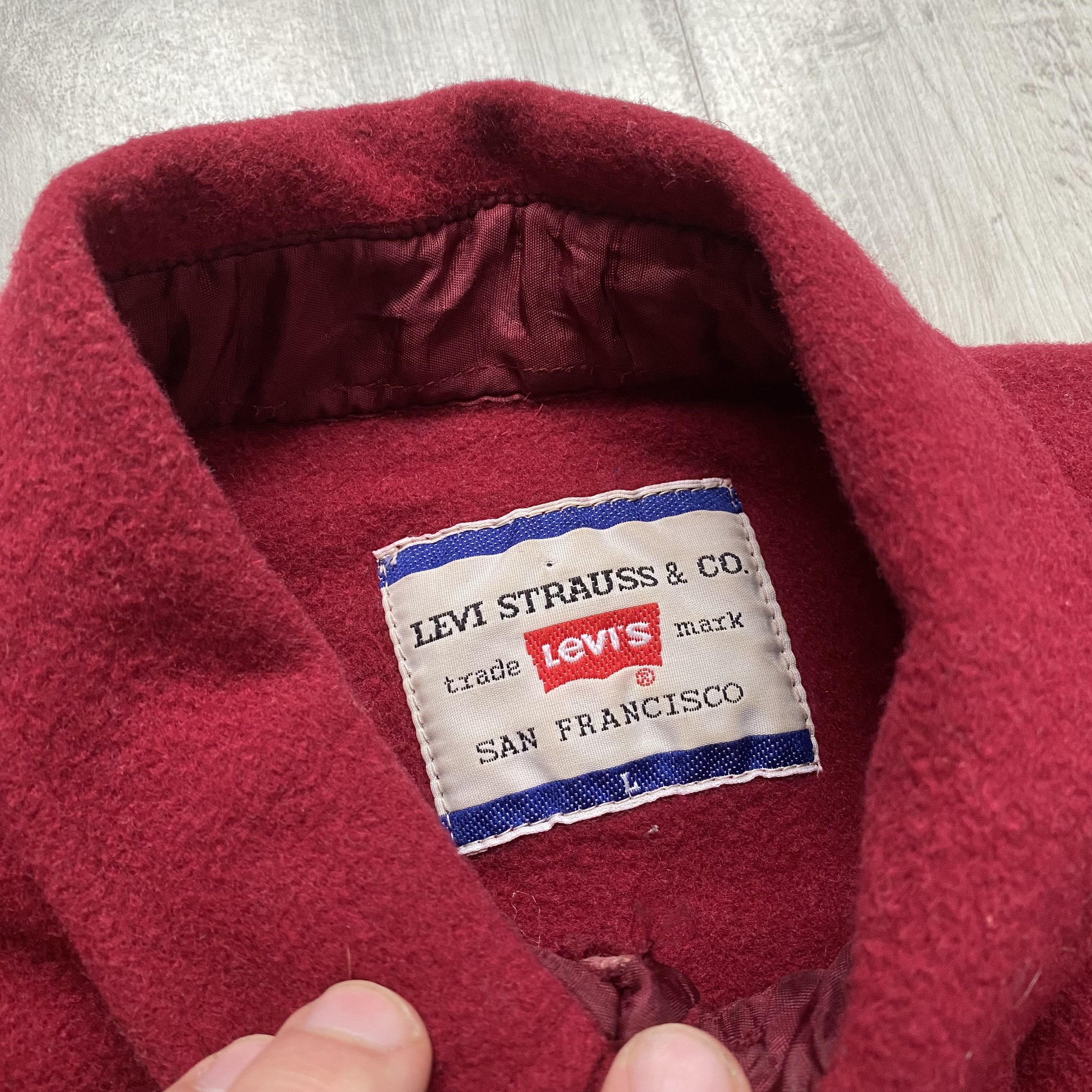 Levi's Vintage Clothing 🪓 Vintage Levis Wool heavy Overshirt Jacket Size US XL / EU 56 / 4 - 7 Thumbnail