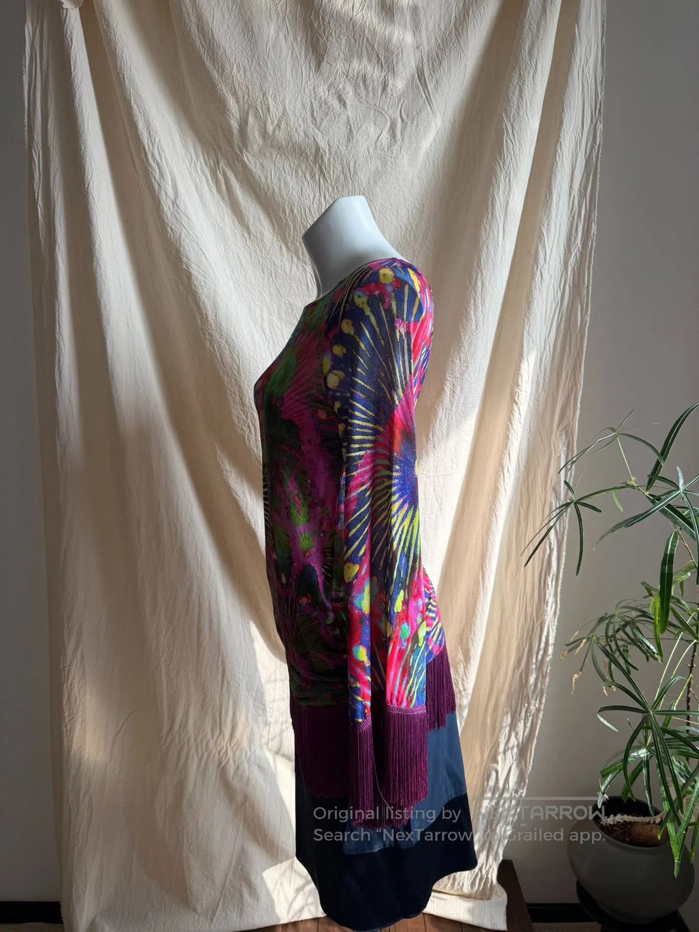 Other Compagnia Italiana Watercolor Ethnic Stretchy Fringe Top. Size M / US 6-8 / IT 42-44 - 3 Thumbnail