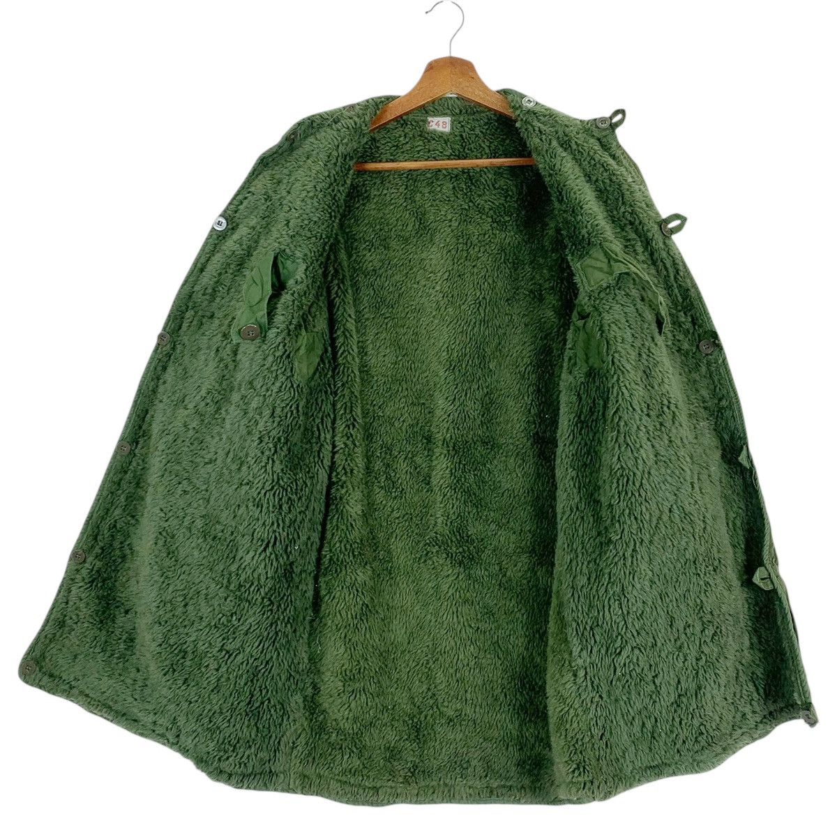 Vintage Vintage C48 Dark Green Heavy Button Jacket Size US M / EU 48-50 / 2 - 6 Thumbnail