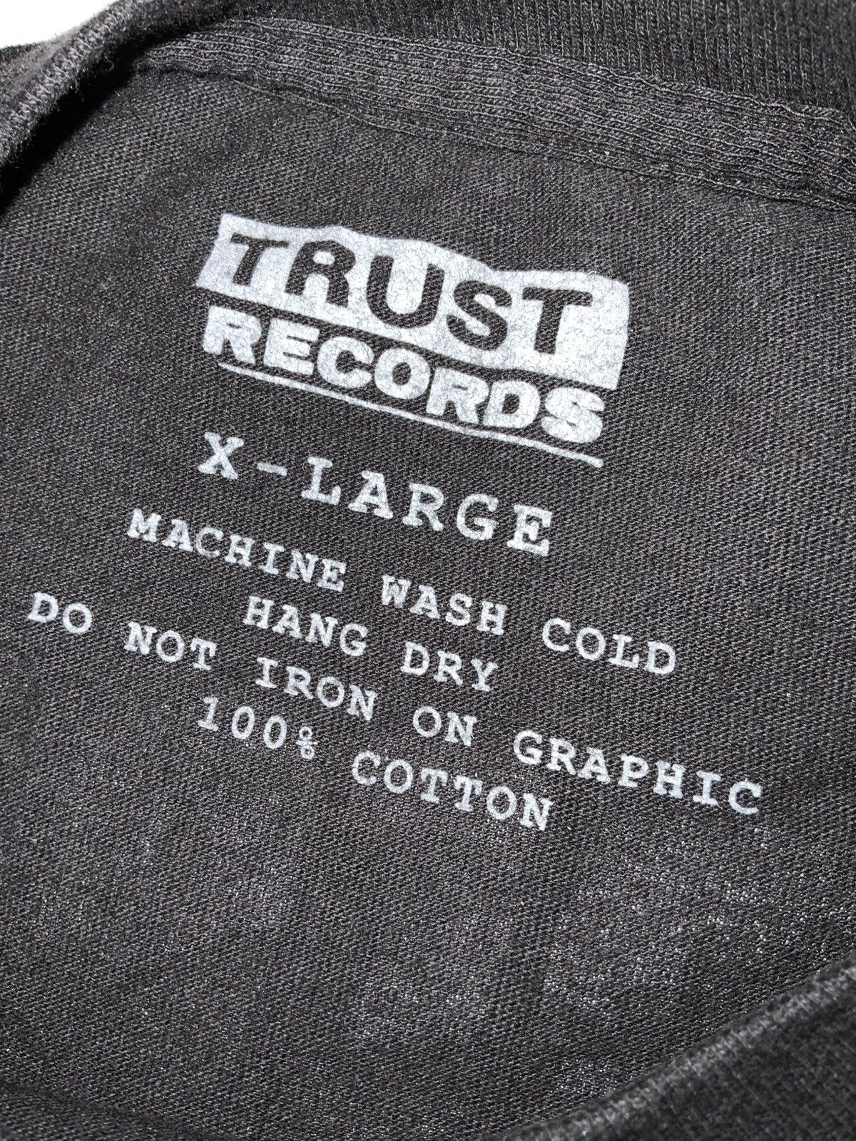 Band Tees Trust Records Agression Hardcore Punk Rock Band T-Shirt Size US XL / EU 56 / 4 - 8 Thumbnail