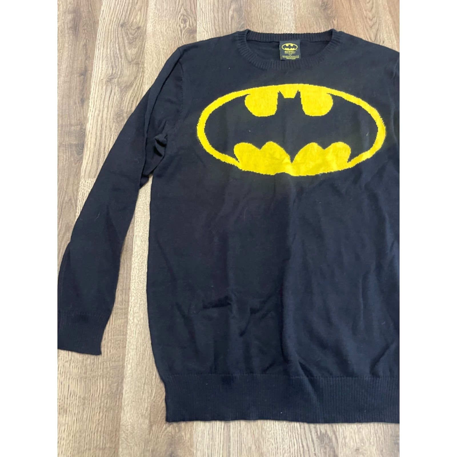 Vintage VINTAGE Batman Shirt Womens L Black Yellow Long Sleeve BATMAN NWT Size L / US 10 / IT 46 - 3 Thumbnail