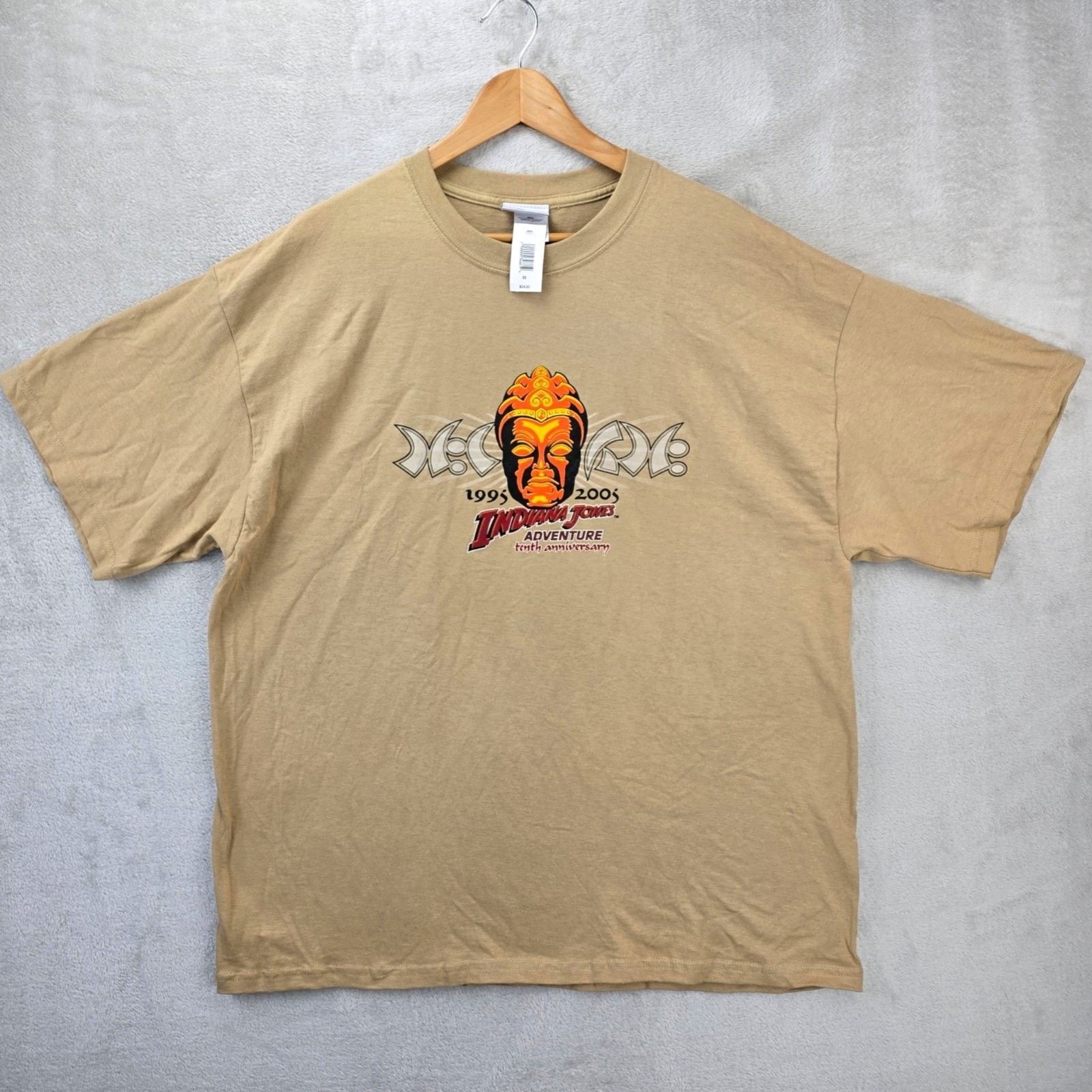 Vintage Disney Indiana Jones Adventure 10th Shirt XXL Y2K