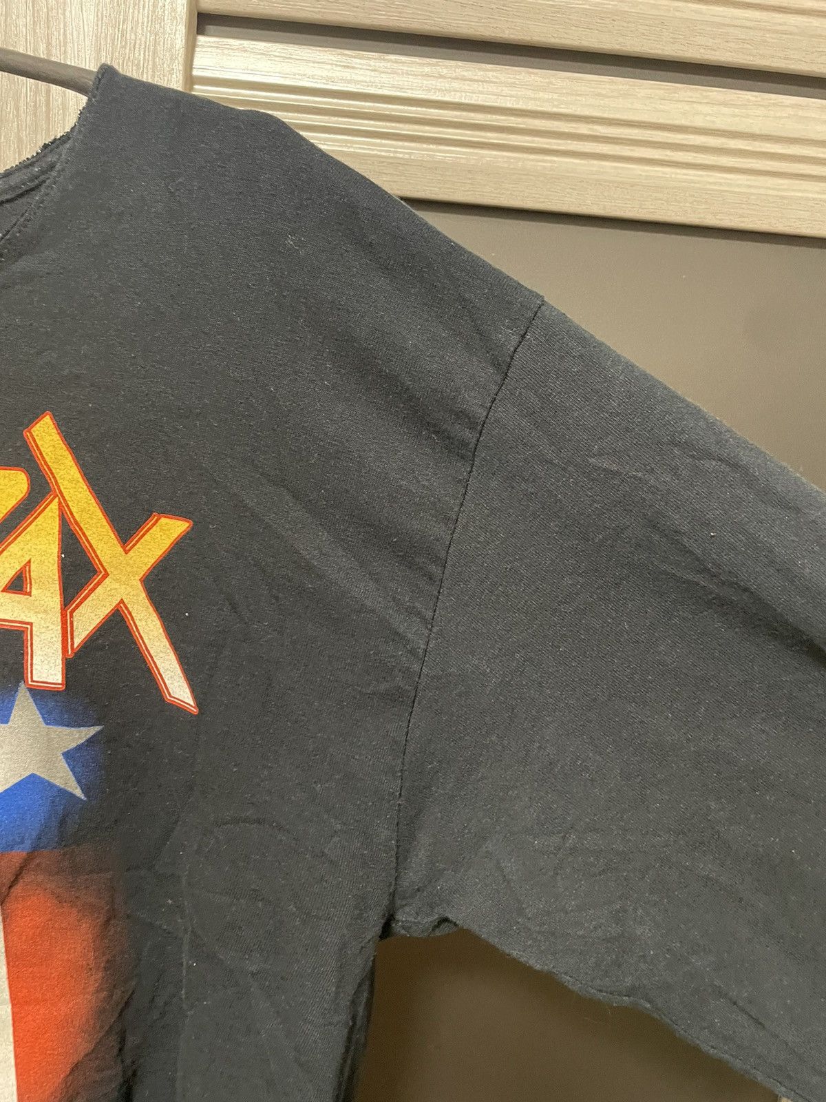 Band Tees Vintage Anthrax I Am The Law Rock It Longsleeve Tee L Size US L / EU 52-54 / 3 - 10 Thumbnail