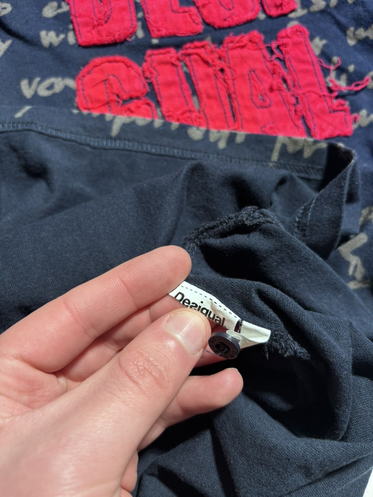 Japanese Brand Y2K Rugby Polo Tshirt Fun Love Sex Desigual Logo 00’s Size US XL / EU 56 / 4 - 7 Thumbnail