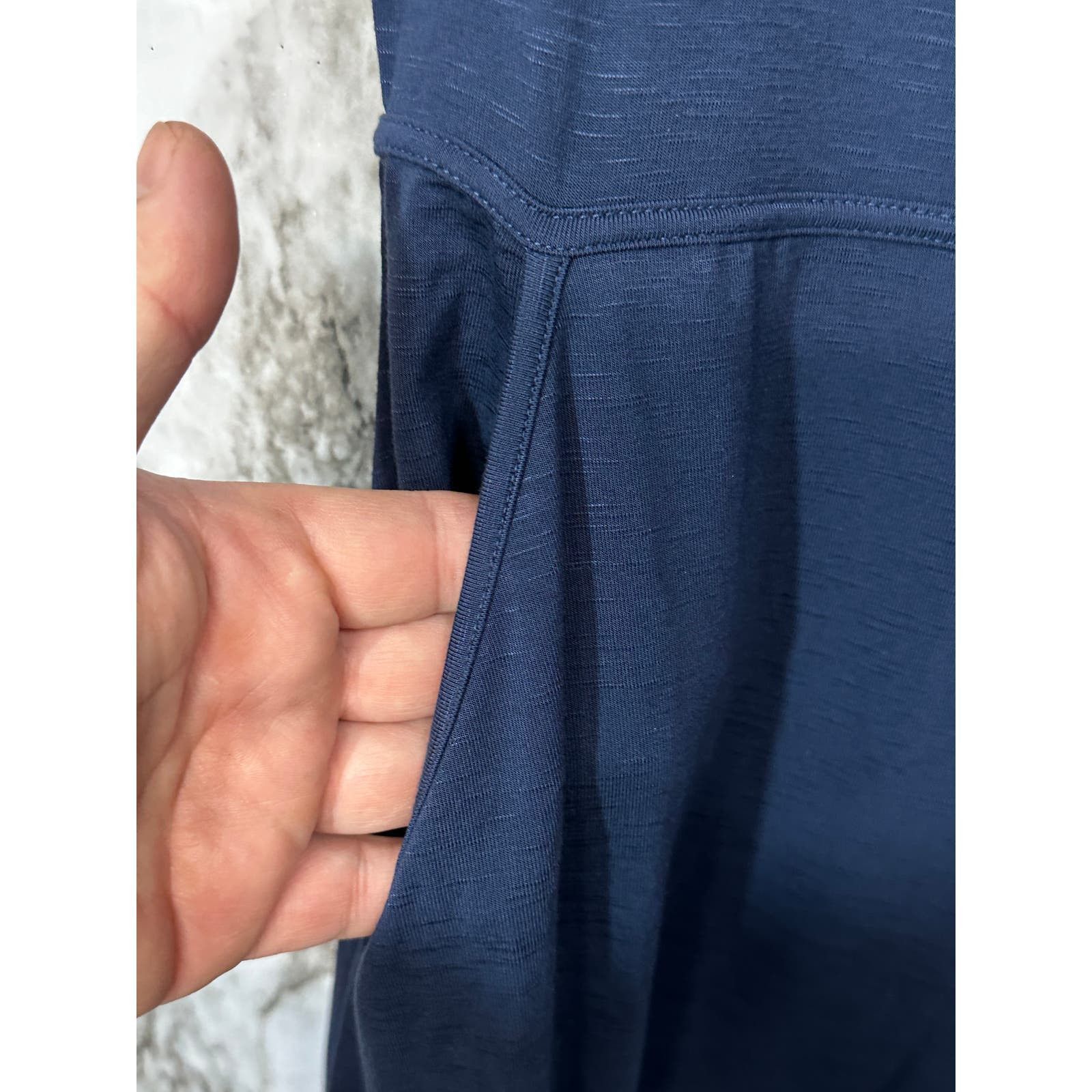 J. Jill J. Jill Cutout Sleeveless Everyday Tunic Maxi Dress Blue - M Size M / US 6-8 / IT 42-44 - 7 Thumbnail