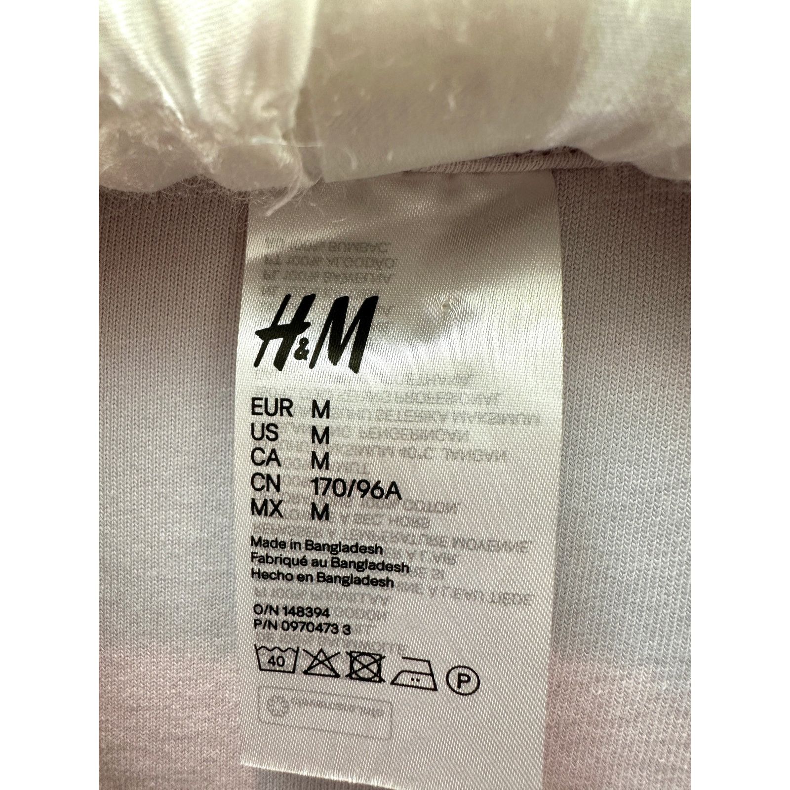 H&M H&M | Light Purple Terry Button Front Short Sleeve Shirt Size M / US 6-8 / IT 42-44 - 5 Thumbnail