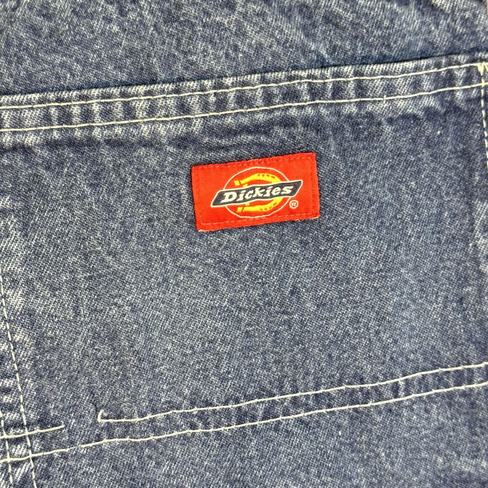 Dickies Dickies Jeans Mens 32x34 Blue Carpenter Hammer Loop Utility Denim Size US 32 / EU 48 - 5 Thumbnail