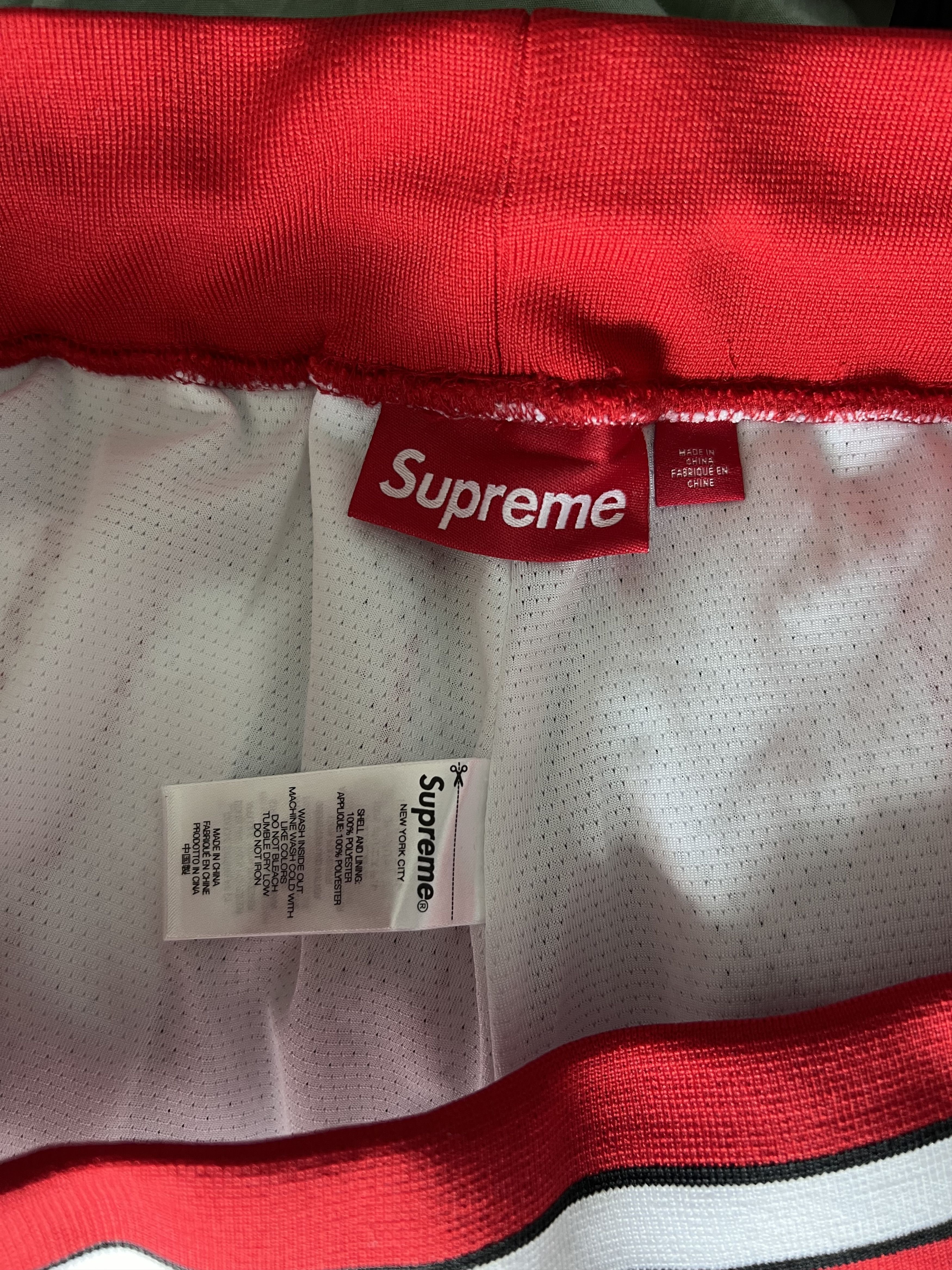 Supreme Supreme Star Basketball Shorts in White Red Size US 32 / EU 48 - 6 Thumbnail