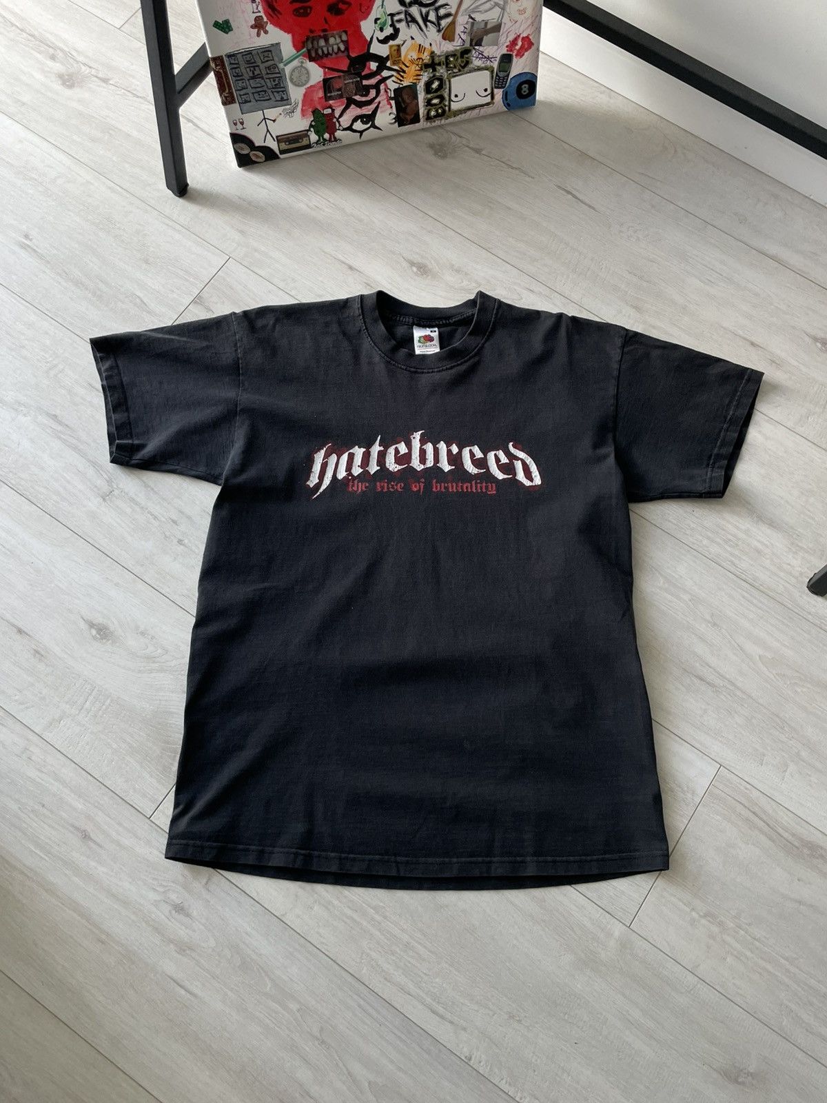 Band Tees Vintage 00’s Hatebreed Band T-Shirt Hard Metal RARE Size US M / EU 48-50 / 2 - 2 Thumbnail