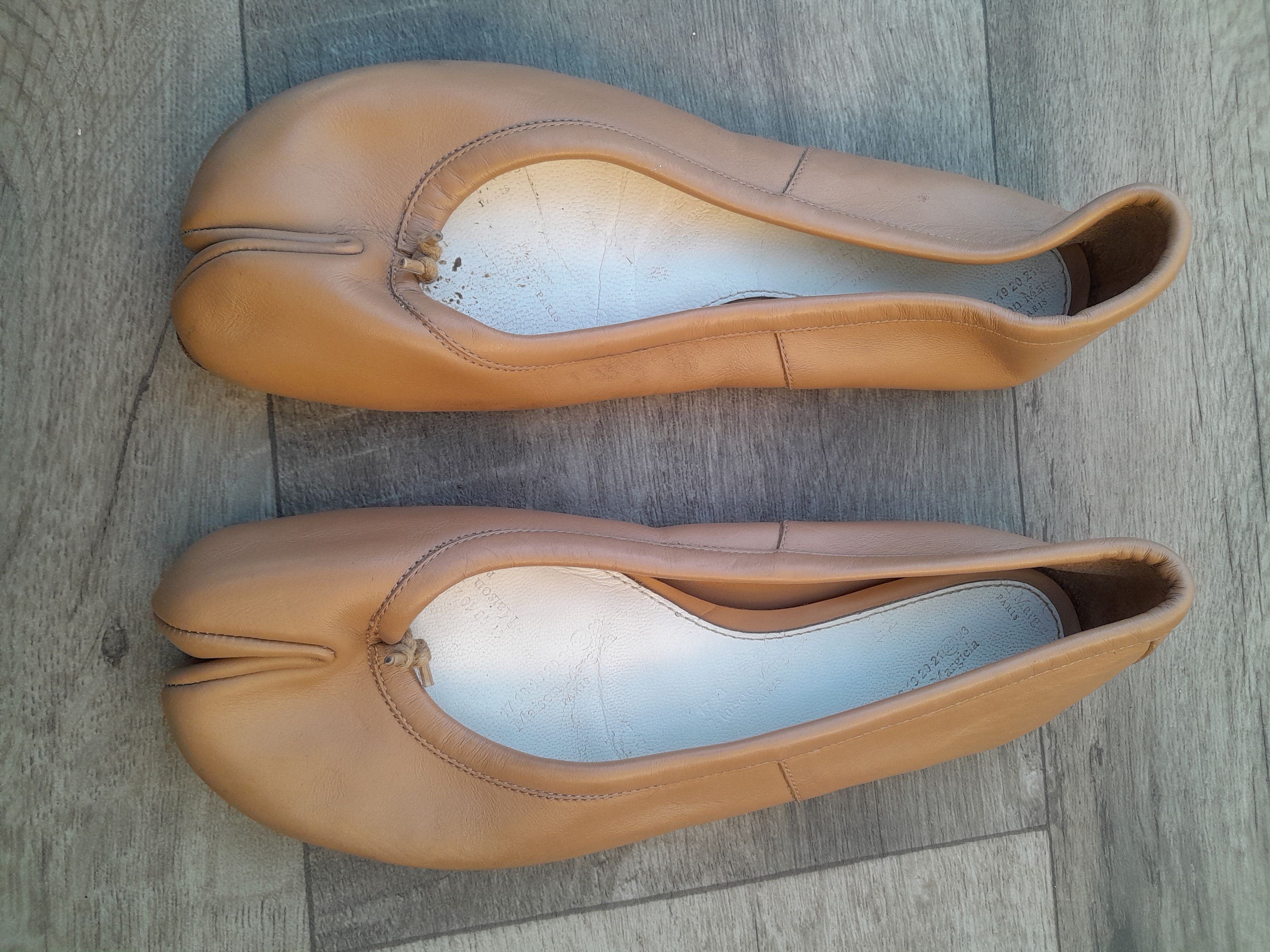 Maison Margiela Tabi leather ballet flats Size US 5 / IT 35 - 2 Thumbnail