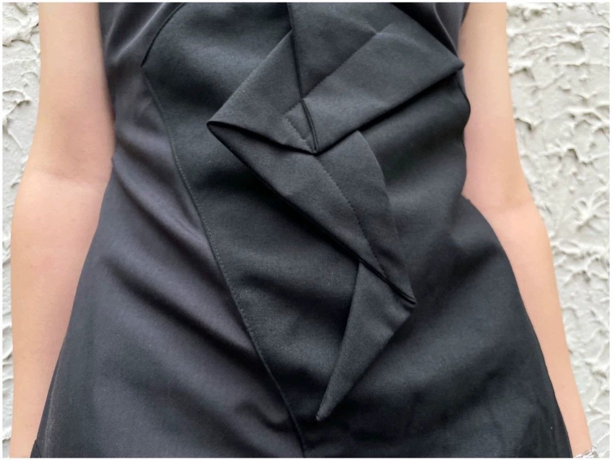 Masaki Matsushima Masaki Matsushima 1998 Geometric Origami Pleated Sleeveless Dress Size S / US 4 / IT 40 - 6 Thumbnail