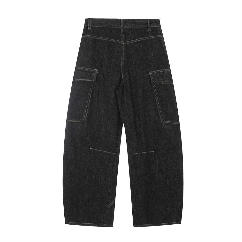 Japanese Brand Men's street loose multi-pocket scimitar jeans y2k Size US 32 / EU 48 - 2 Thumbnail
