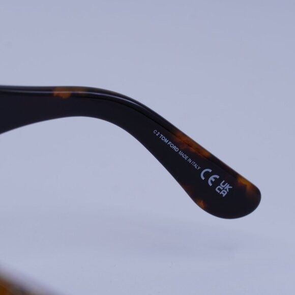 Tom Ford Tom Ford FT1194 52E Aurora Sunglasses Dark Havana Square Size ONE SIZE - 7 Thumbnail
