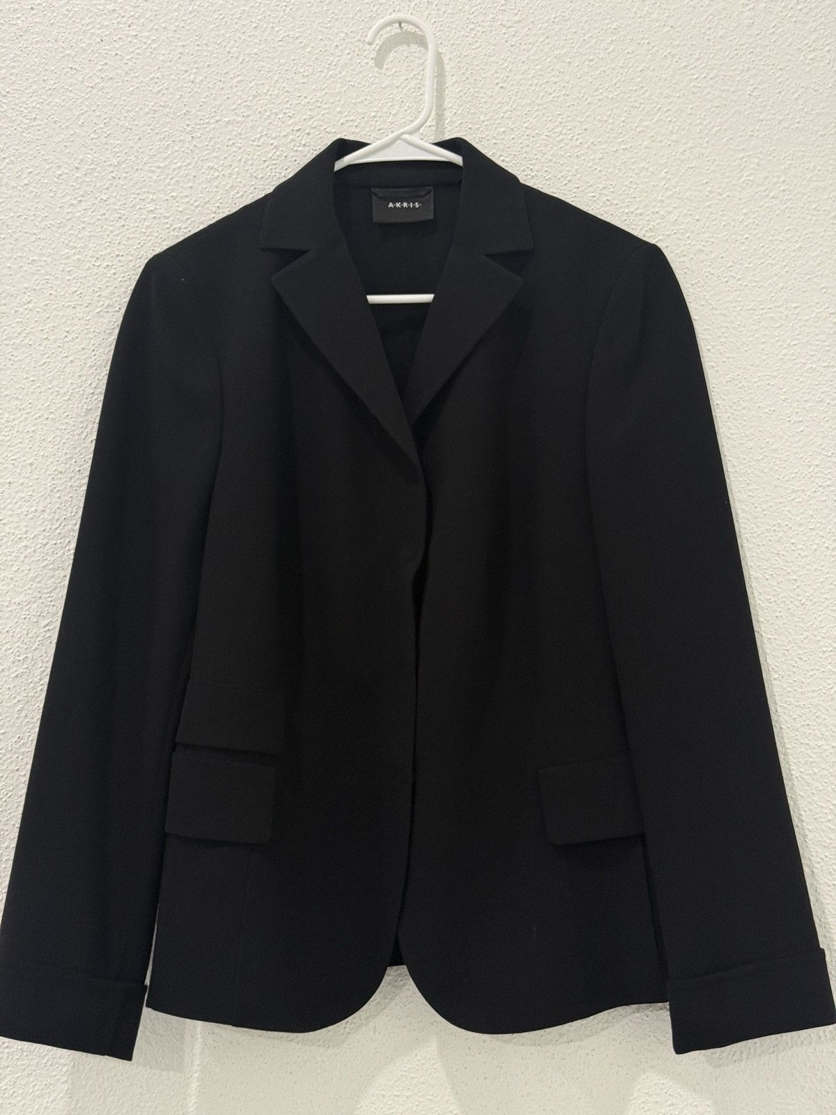 Akris Akris Black Wool Office Blazer Women’s Size 12 Casual Preppy Size XL / US 12-14 / IT 48-50 - 2 Thumbnail