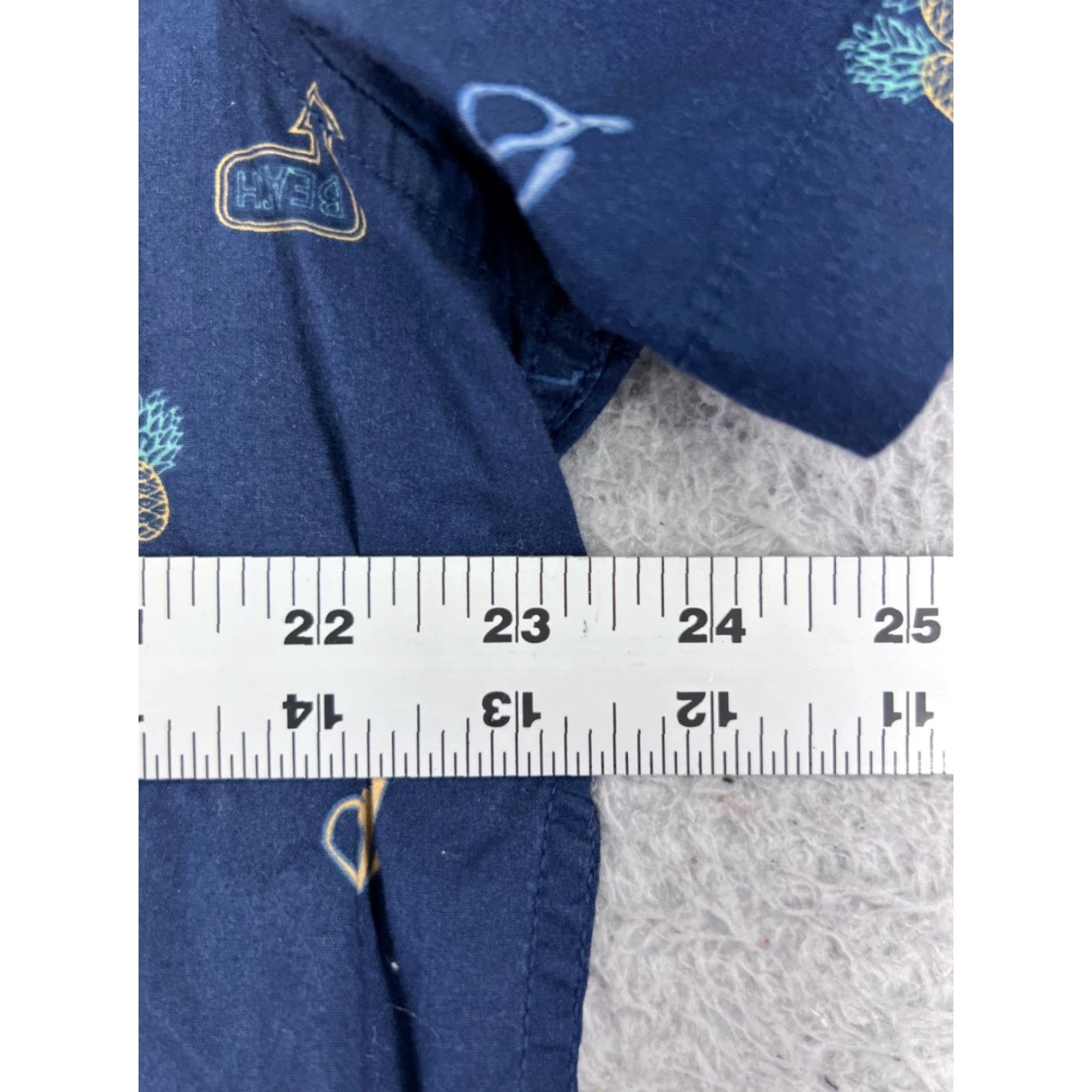 Aeropostale Aeropostale Shirt Adult Extra Large Blue Pineapple Palm Tree All Over Print Cott Button-Up Size US XL / EU 56 / 4 - 7 Thumbnail