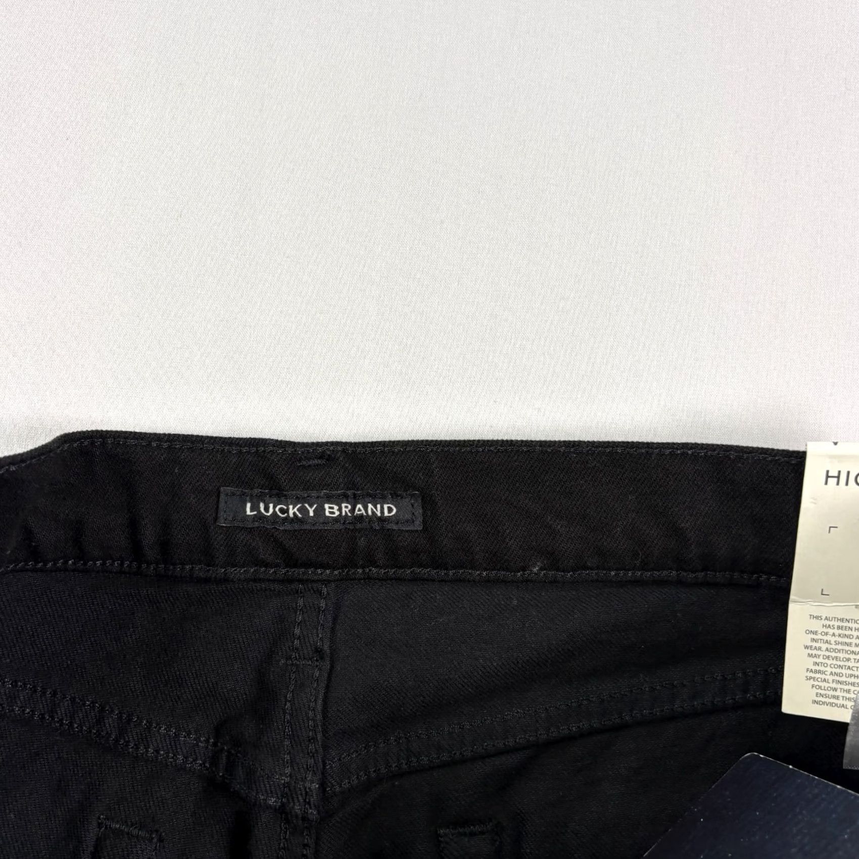 Lucky Brand Lucky Brand Jeans Womens 8/29 Black Mid Rise Straight Ankle Fringed Hem NEW READ Size 30" / US 8 / IT 44 - 4 Thumbnail