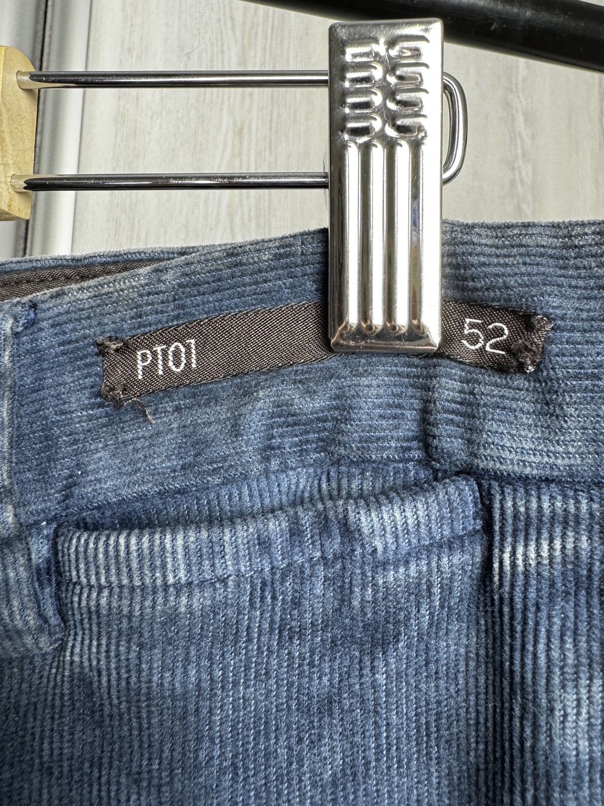 PT Torino PT01 Torino Garment Dyed Stretch blue corduroy casual pants Size US 36 / EU 52 - 7 Thumbnail