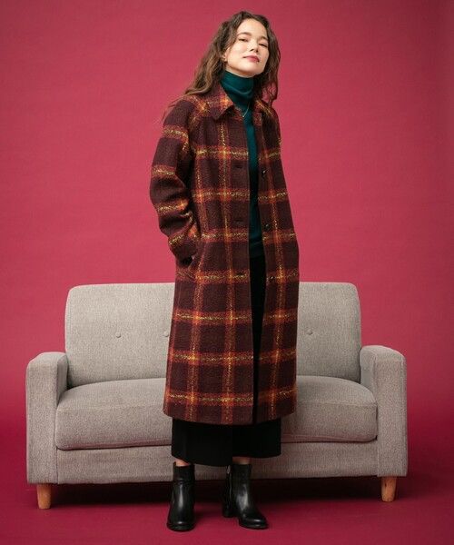Paul Smith Paul Smith check boucle coat Size M / US 6-8 / IT 42-44 - 1 Thumbnail