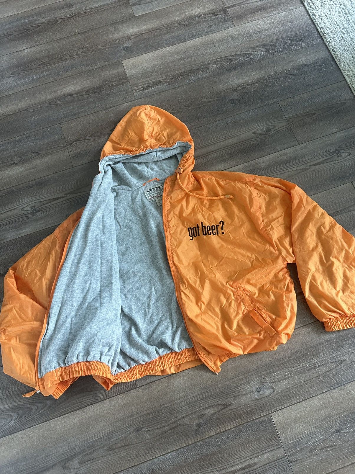 Vintage 90s Vintage “got beer?” Lined Windbreaker Steve and Barry’s Size US L / EU 52-54 / 3 - 1 Thumbnail