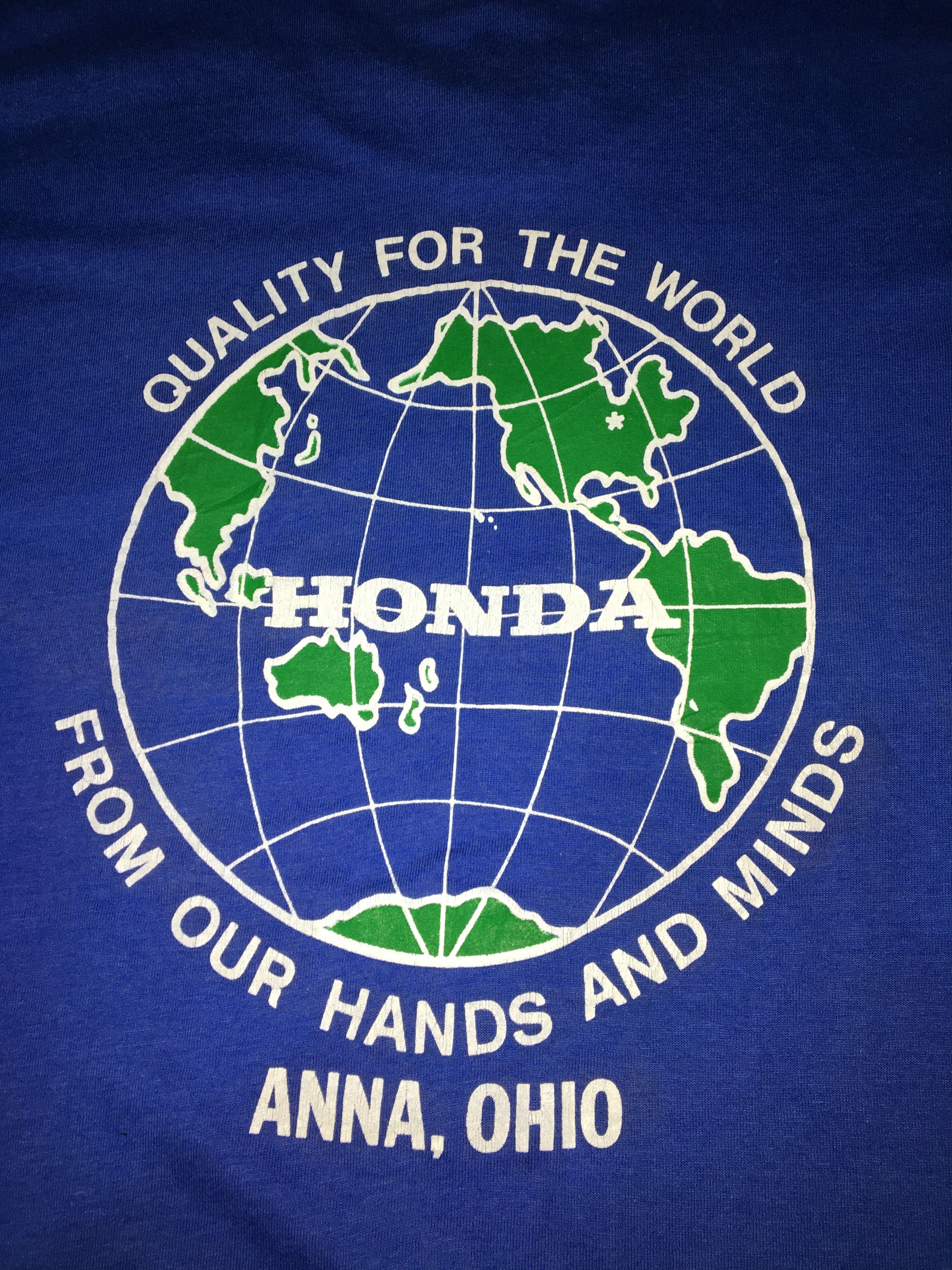 Vintage Vintage Honda Anna,Ohio Shirt Size US M / EU 48-50 / 2 - 3 Thumbnail
