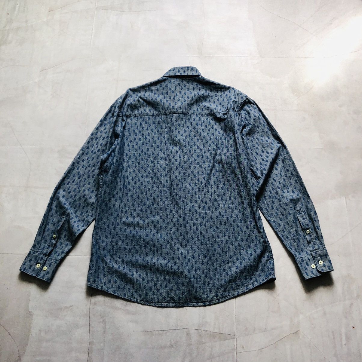 Bogner Vintage Bogner rare shirt monogram Cacti Y2K classic Size US L / EU 52-54 / 3 - 3 Thumbnail