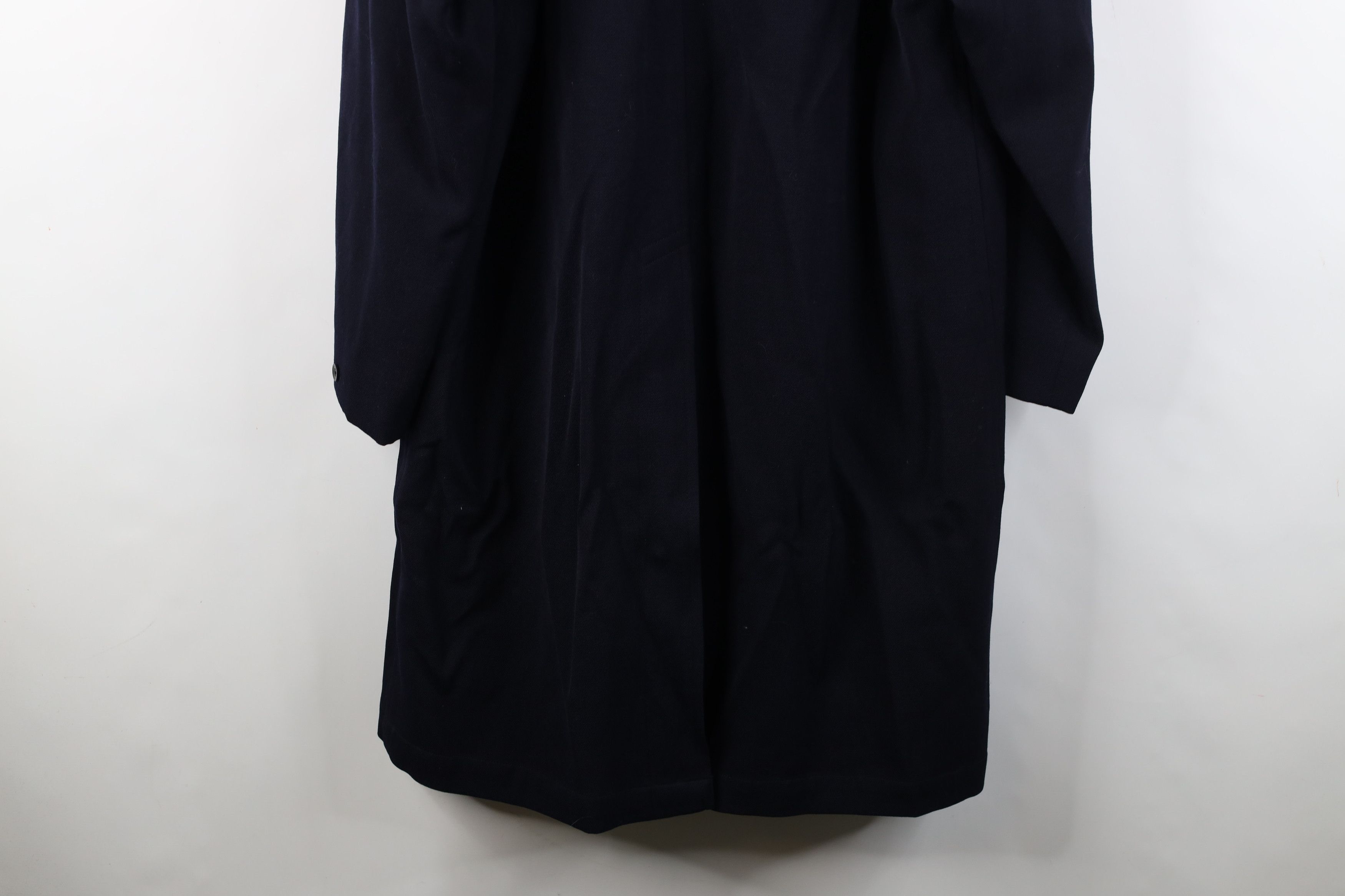 Vintage Vintage 70s Streetwear Collared Overcoat Jacket Blue Size US XL / EU 56 / 4 - 15 Thumbnail