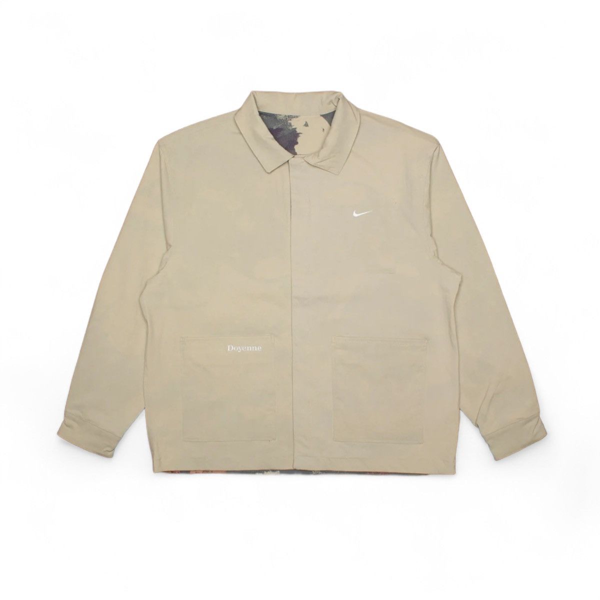 image of Nike Sb X Doyenne Reversible Coach Jacket Limestone White in Beige, Men's (Size XL)