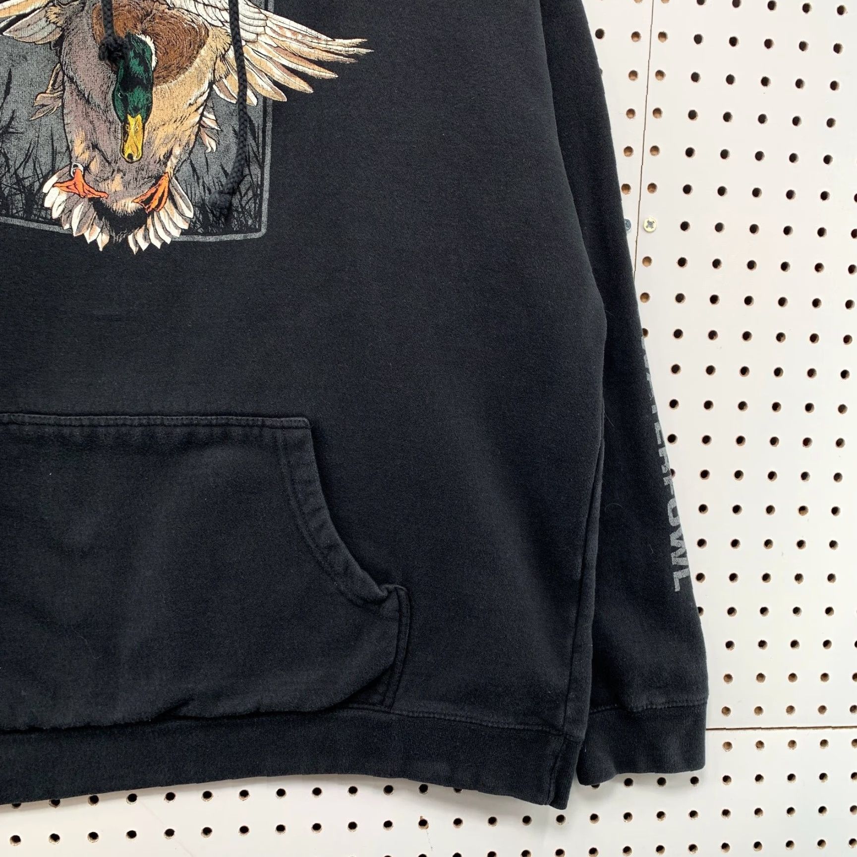 Vintage VINTAGE Dux Waterfowl Hoodie Sweatshirt Mens XL Black Duck Mallard Outdoor Fleece Size US XL / EU 56 / 4 - 7 Thumbnail