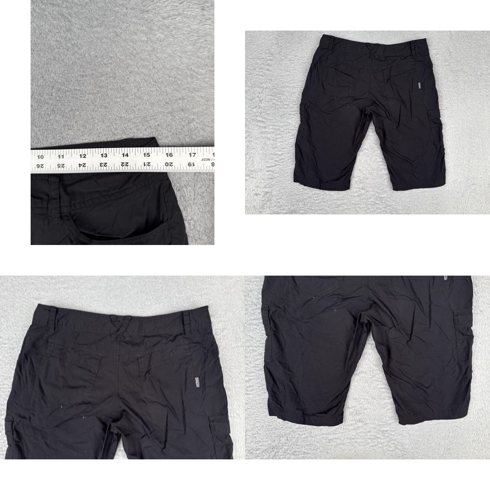 Patagonia Patagonia Cargo Shorts Womens 8 Black Nylon Microfiber Hiking Outdoor Casual Size 30" / US 8 / IT 44 - 9 Thumbnail