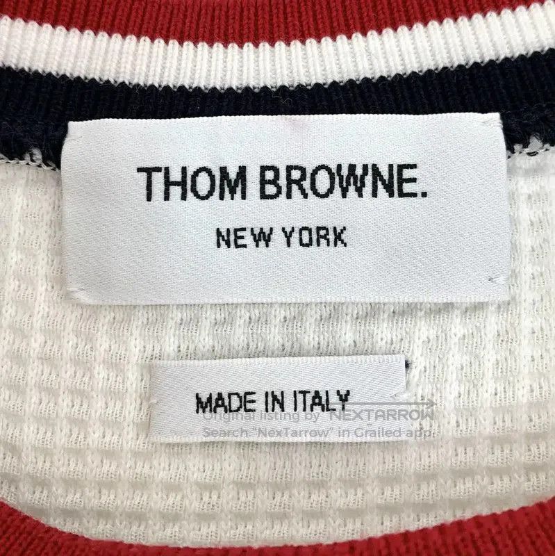 Thom Browne Thom Browne White Cotton Women's T-Shirt . Size S / US 4 / IT 40 - 6 Thumbnail