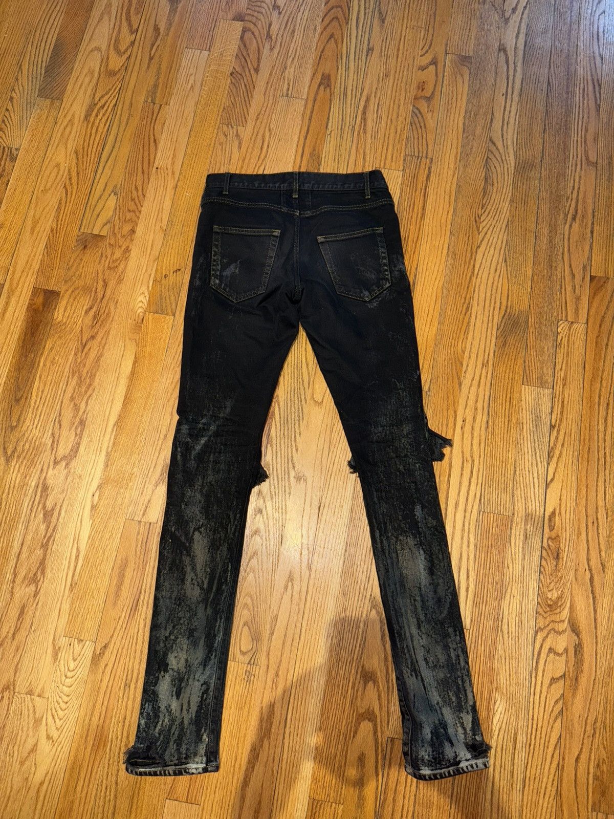 Hedi Slimane × Saint Laurent Paris × Yves Saint Laurent Saint Laurent Paris FW14 Oil Stain Denim Size US 27 - 6 Thumbnail