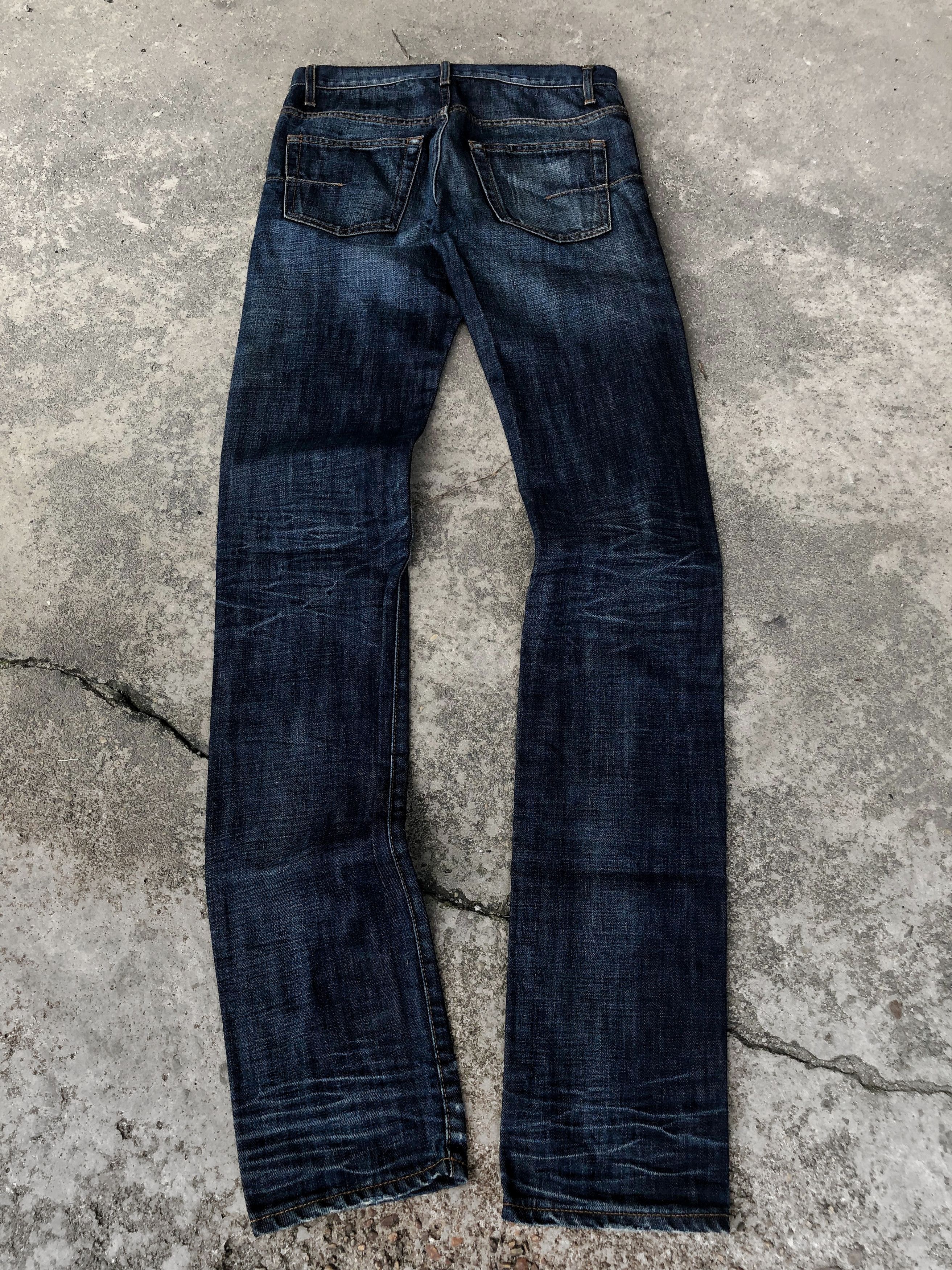 Dior Dior Strip Clawmark distressed Jeans by Hedislimane Size US 29 - 2 Thumbnail