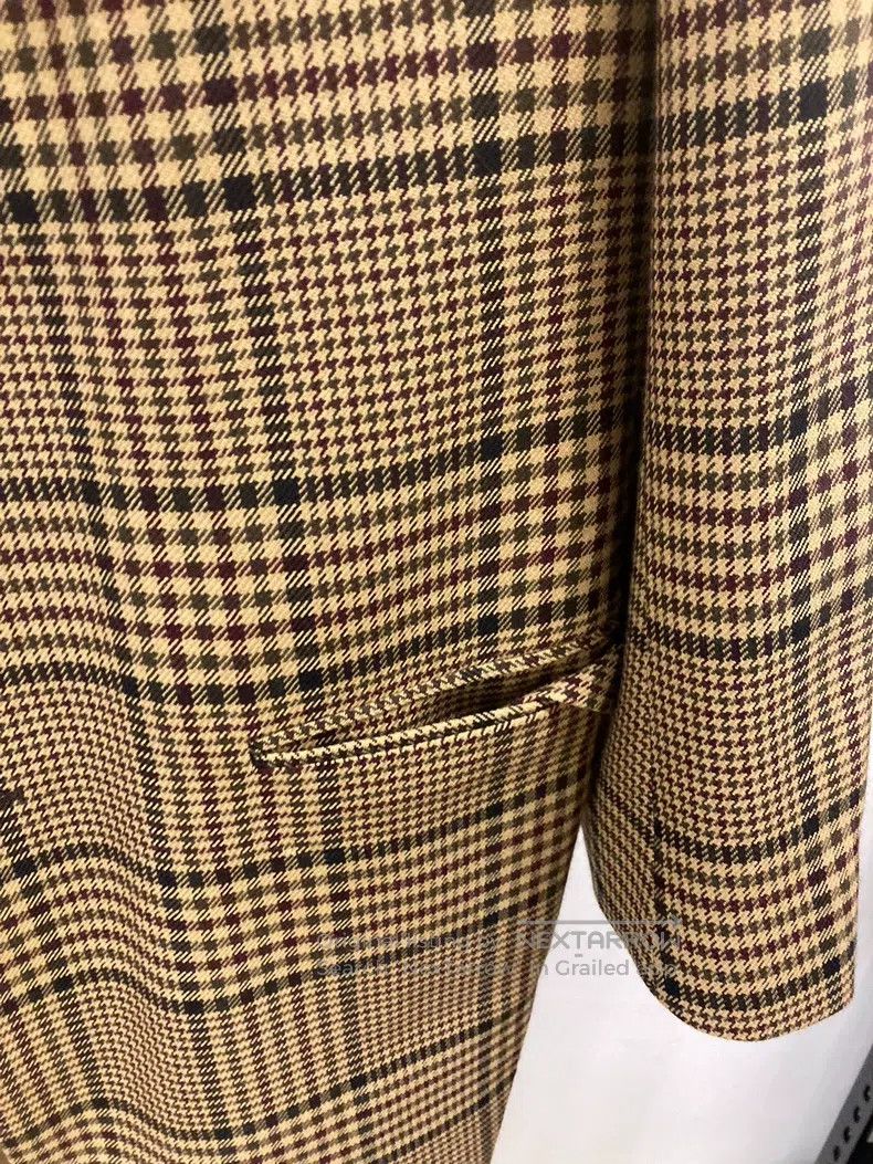 Dries Van Noten Dries Van Noten size:48 Plaid Long Coat Size S / US 4 / IT 40 - 3 Thumbnail