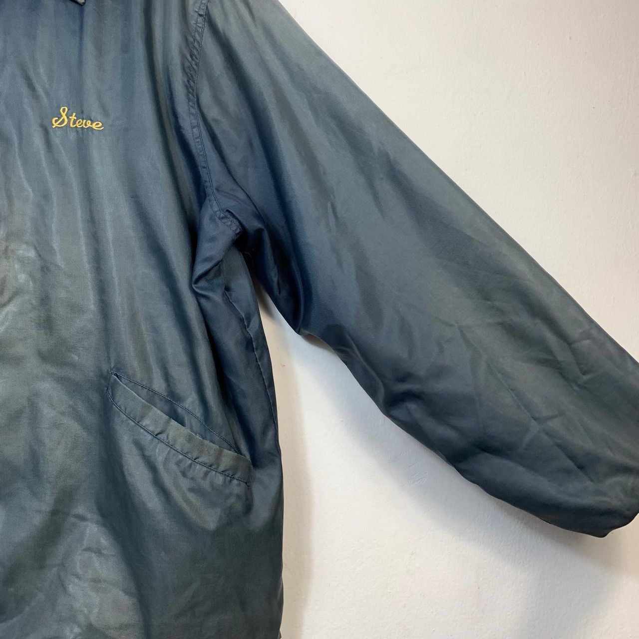 The Game Argonne Marine Park Post 107 VFW Vintage Nylon Coach Jacket Size US L / EU 52-54 / 3 - 13 Thumbnail