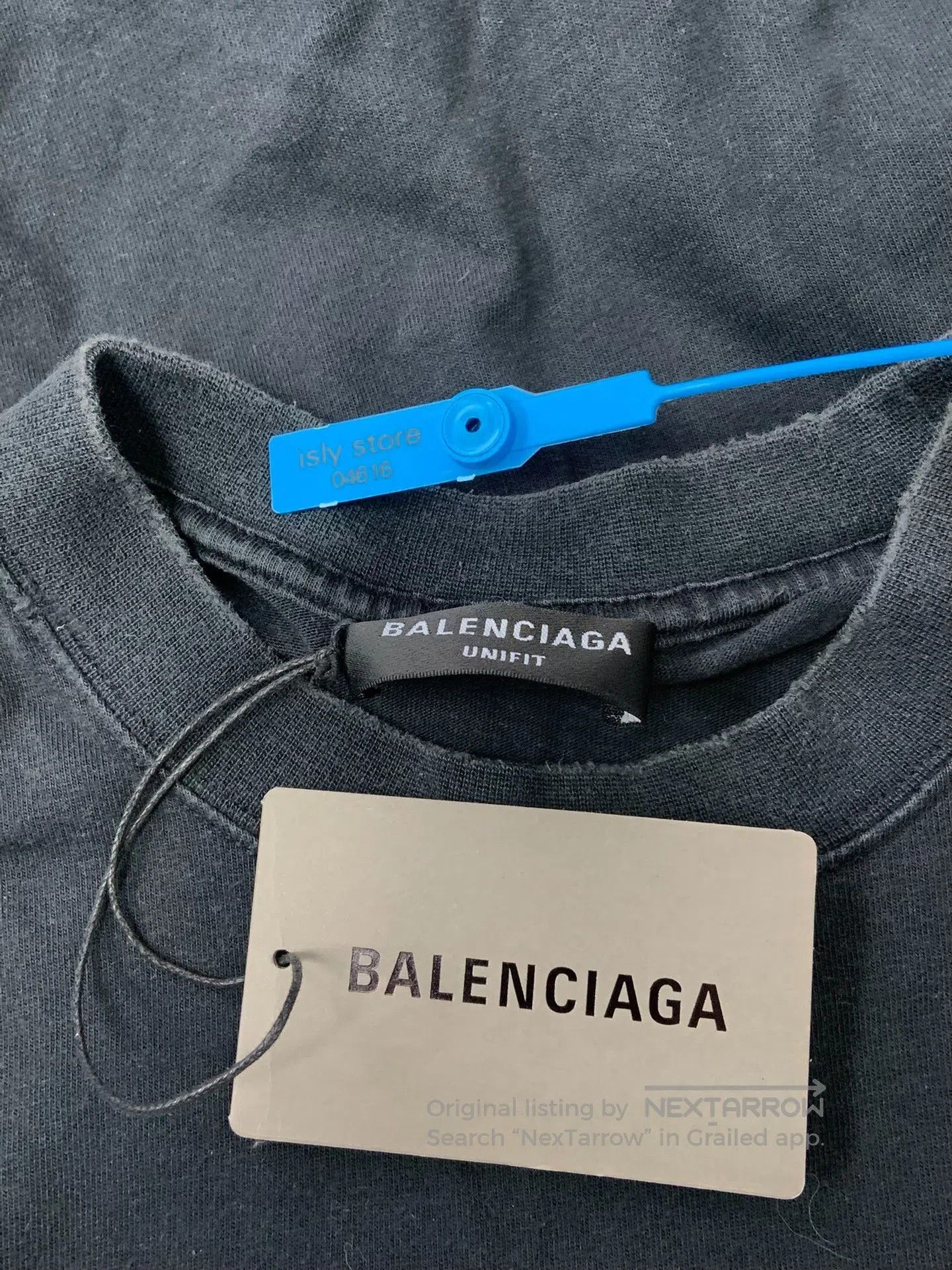 Balenciaga Balenciaga Metallica Lightning Logo Short-Sleeve T-Shirt. Size US M / EU 48-50 / 2 - 7 Thumbnail