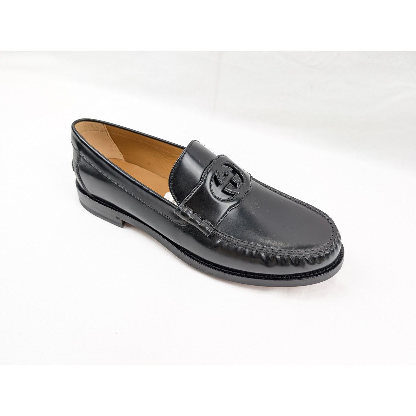 Gucci o1rshd1 Interlocking G Loafers in Black Size US 10.5 / EU 43-44 - 2 Thumbnail