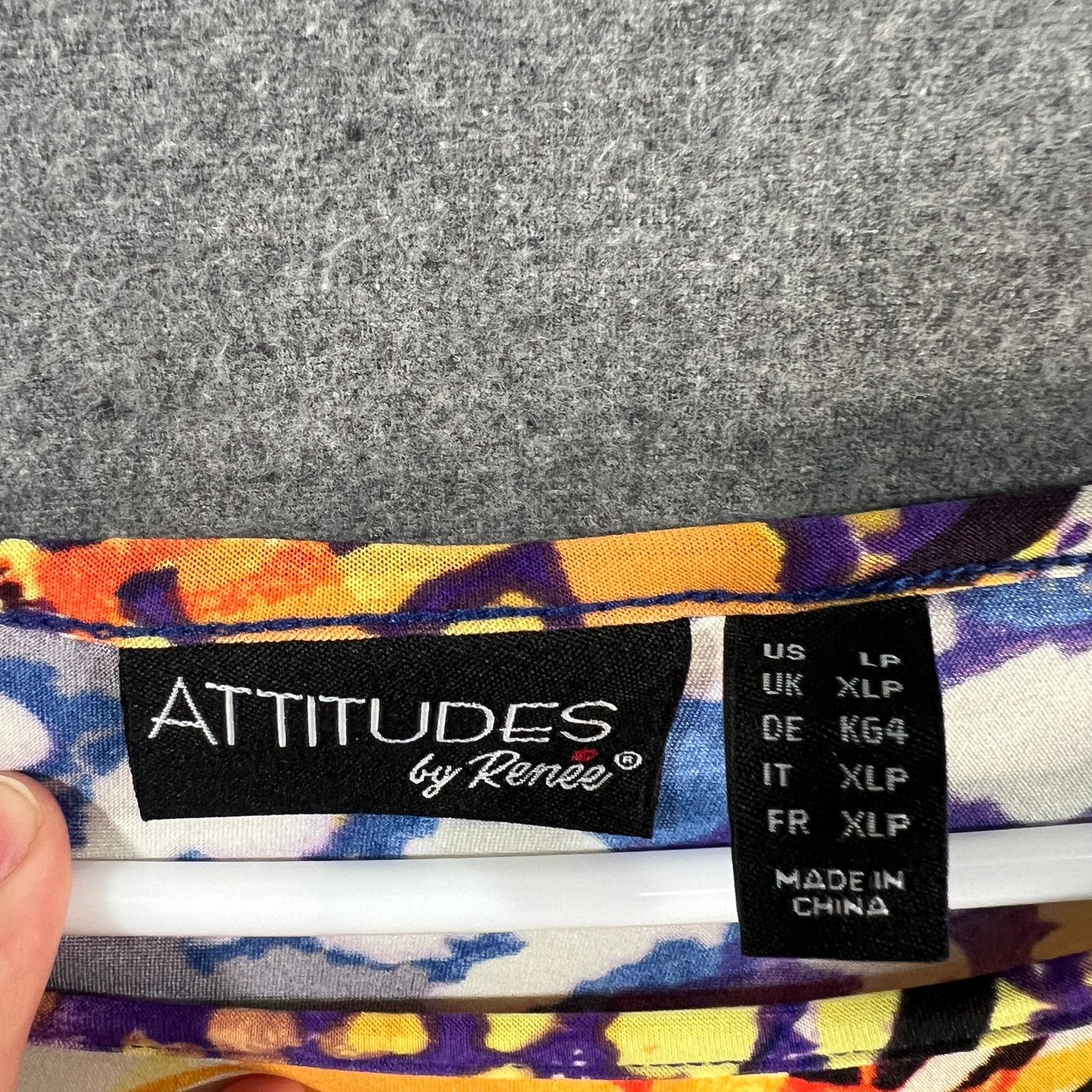 Other Attitudes by Renee Top Size LP Global Illusions Size L / US 10 / IT 46 - 3 Thumbnail