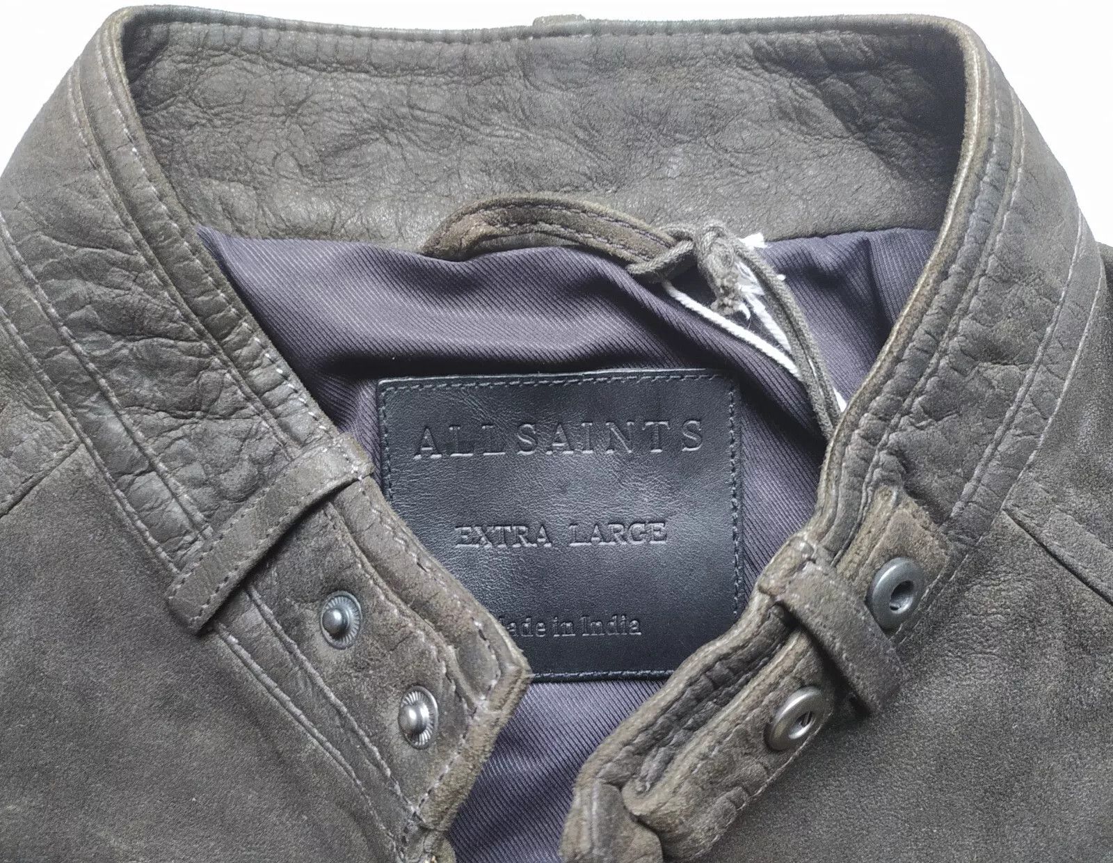 Allsaints ALLSAINTS Cora Suede Leather Jacket IFD 0729 Size US XL / EU 56 / 4 - 2 Thumbnail