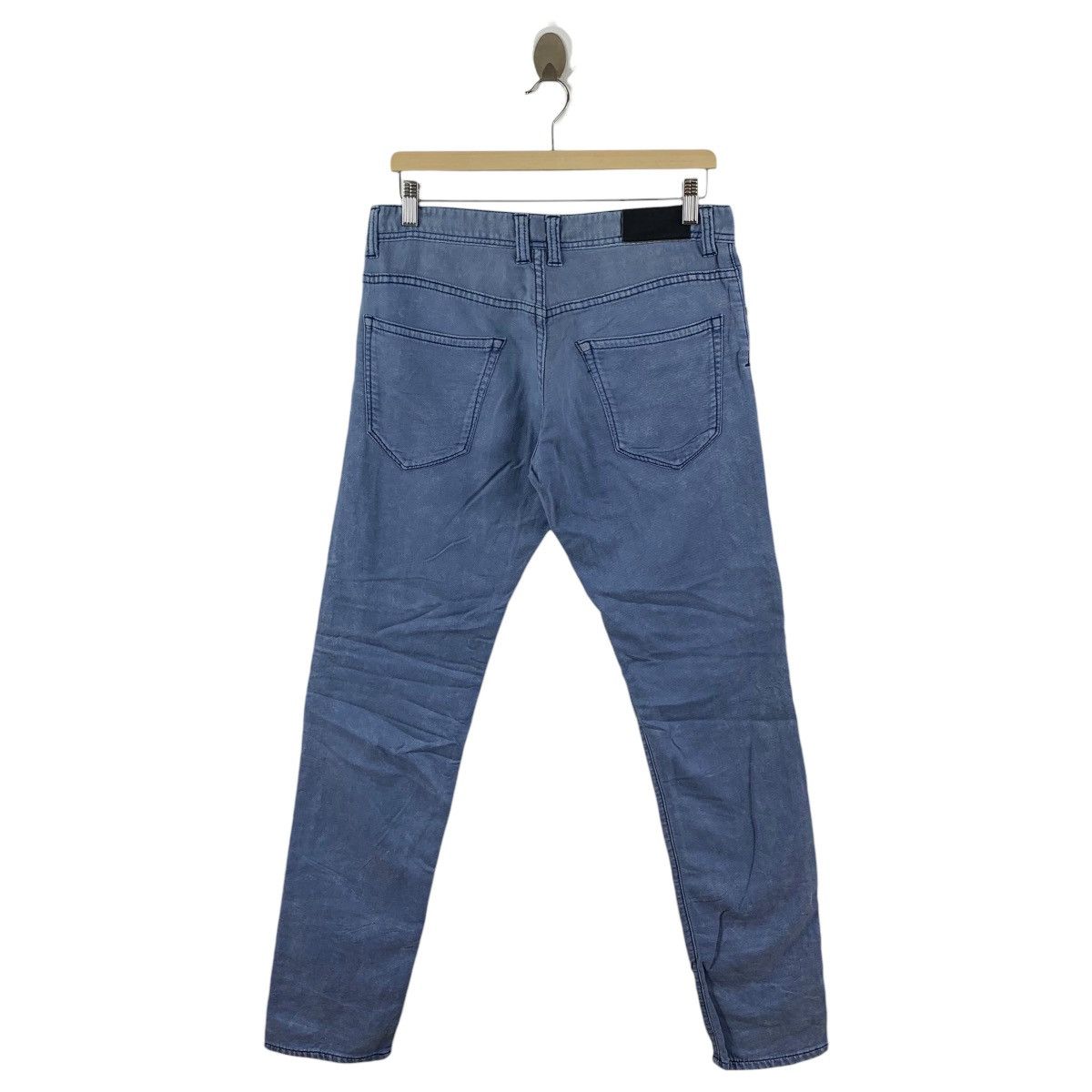 Issey Miyake × Japanese Brand × Tete Homme TETE HOMME issey miyake light blue skinny jeans Size 32" / US 10 / IT 46 - 4 Thumbnail