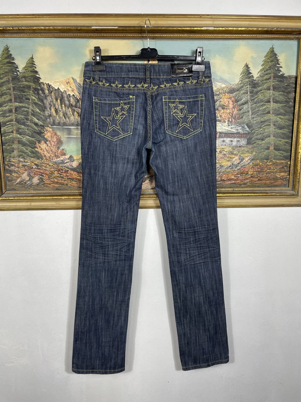 If Six Was Nine × Japanese Brand × Le Grande Bleu (L.G.B.) Avant Garde Boot Cut Denim Jenas Vintage Y2k Flare Trousers Size 30" / US 8 / IT 44 - 1 Thumbnail