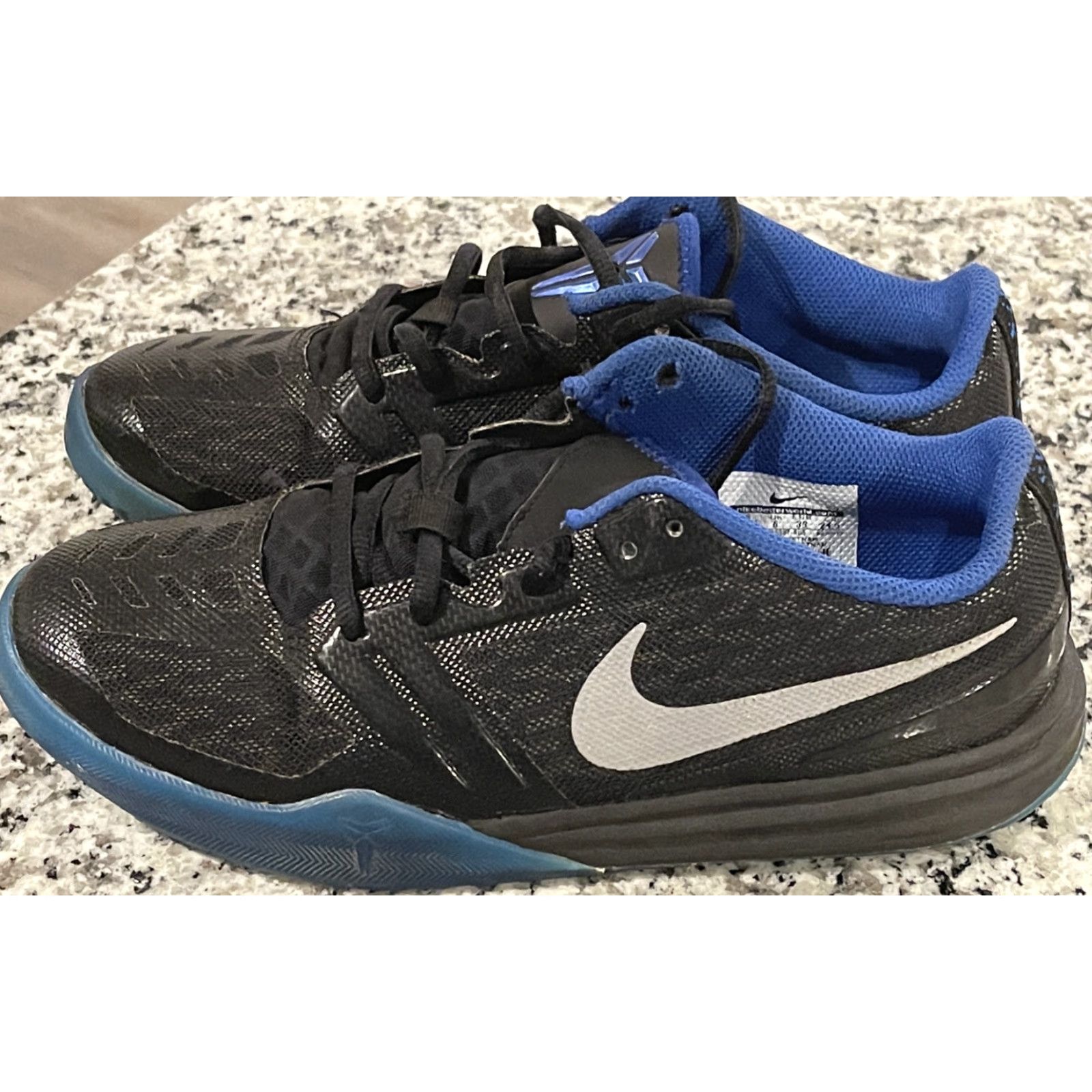 Nike Nike Kobe KB Mentality Sneaker Women 8.5 Black/Blue LA Lakers Mamba 6.5Y Size US 8.5 / IT 38.5 - 3 Thumbnail