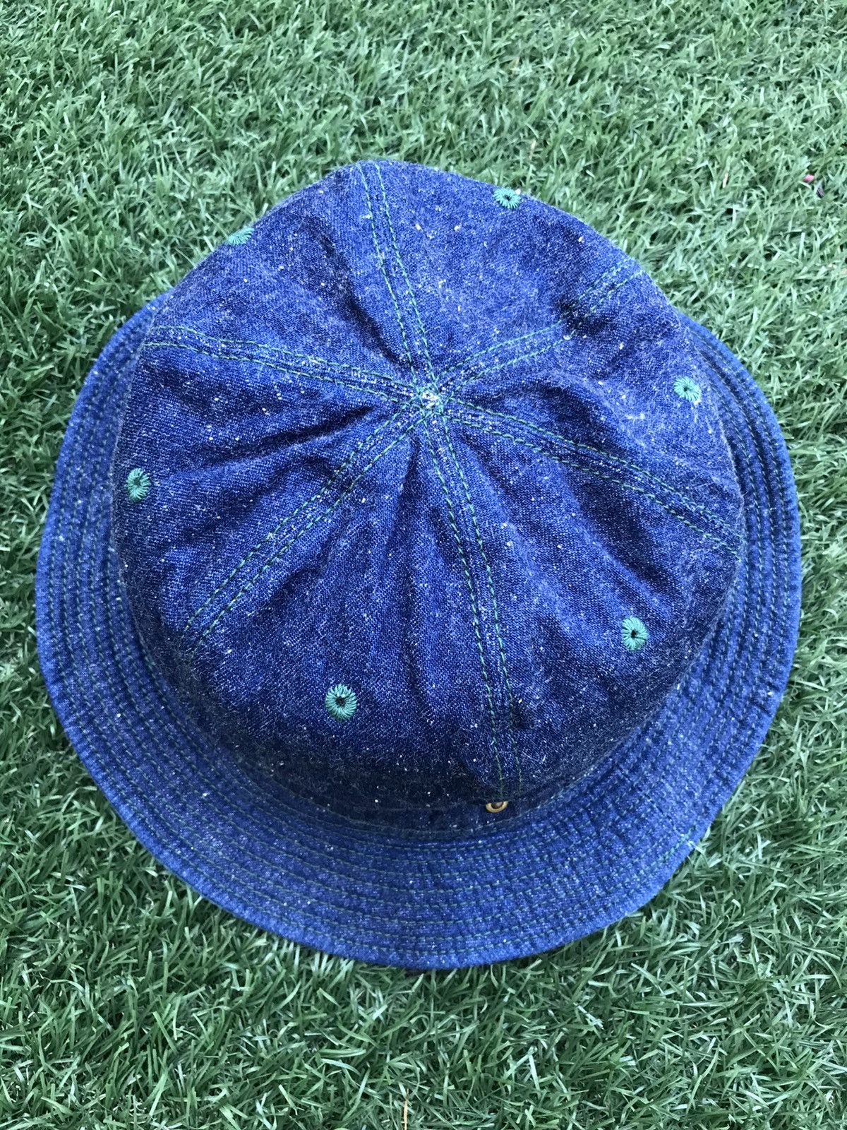 Beams Plus × Indigo × Japanese Brand Beams X Decho Bucket hat Size ONE SIZE - 8 Thumbnail