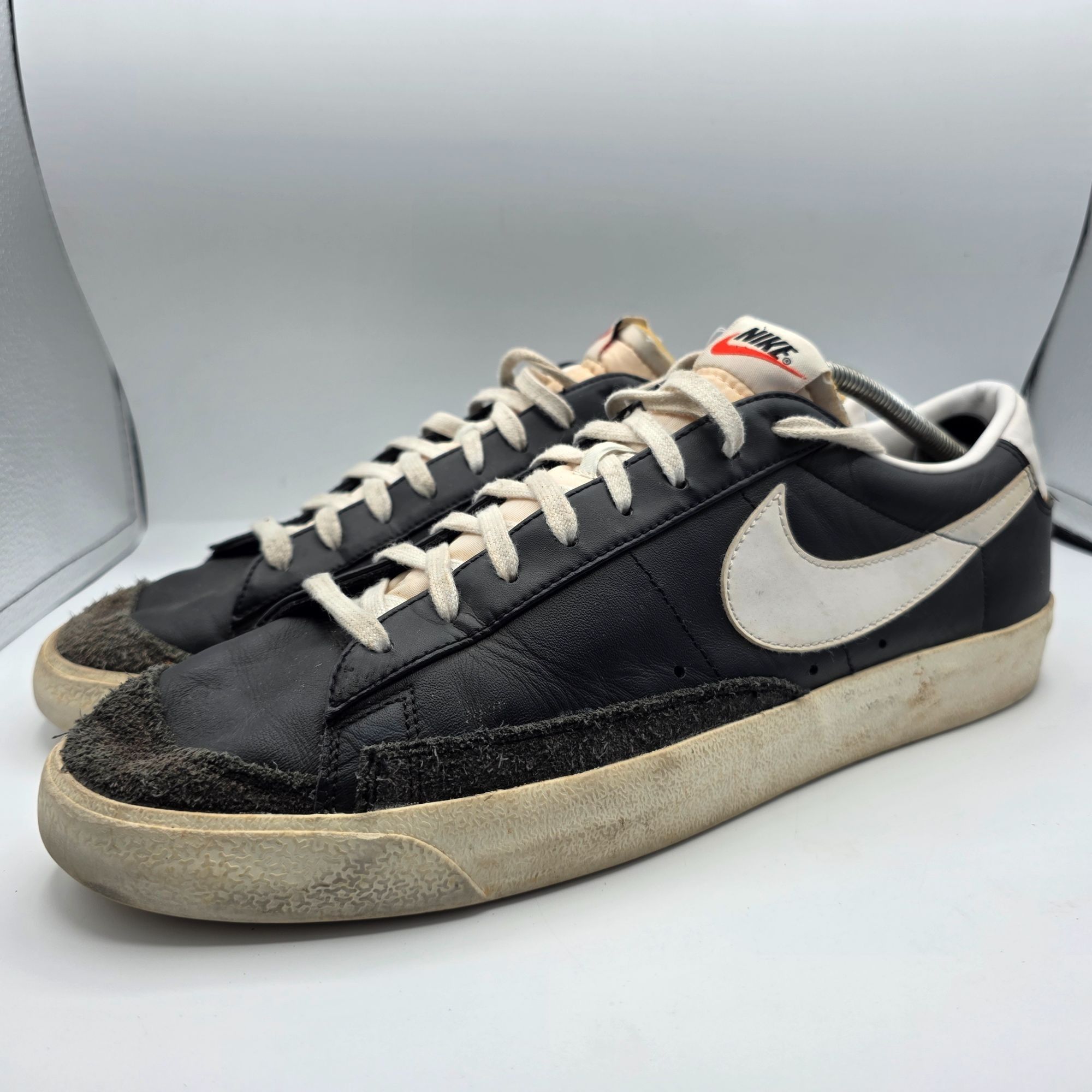 Nike Nike Blazer Low '77 Mens Size 14 Vintage Black White Sneaker Size US 14 / EU 47 - 4 Thumbnail