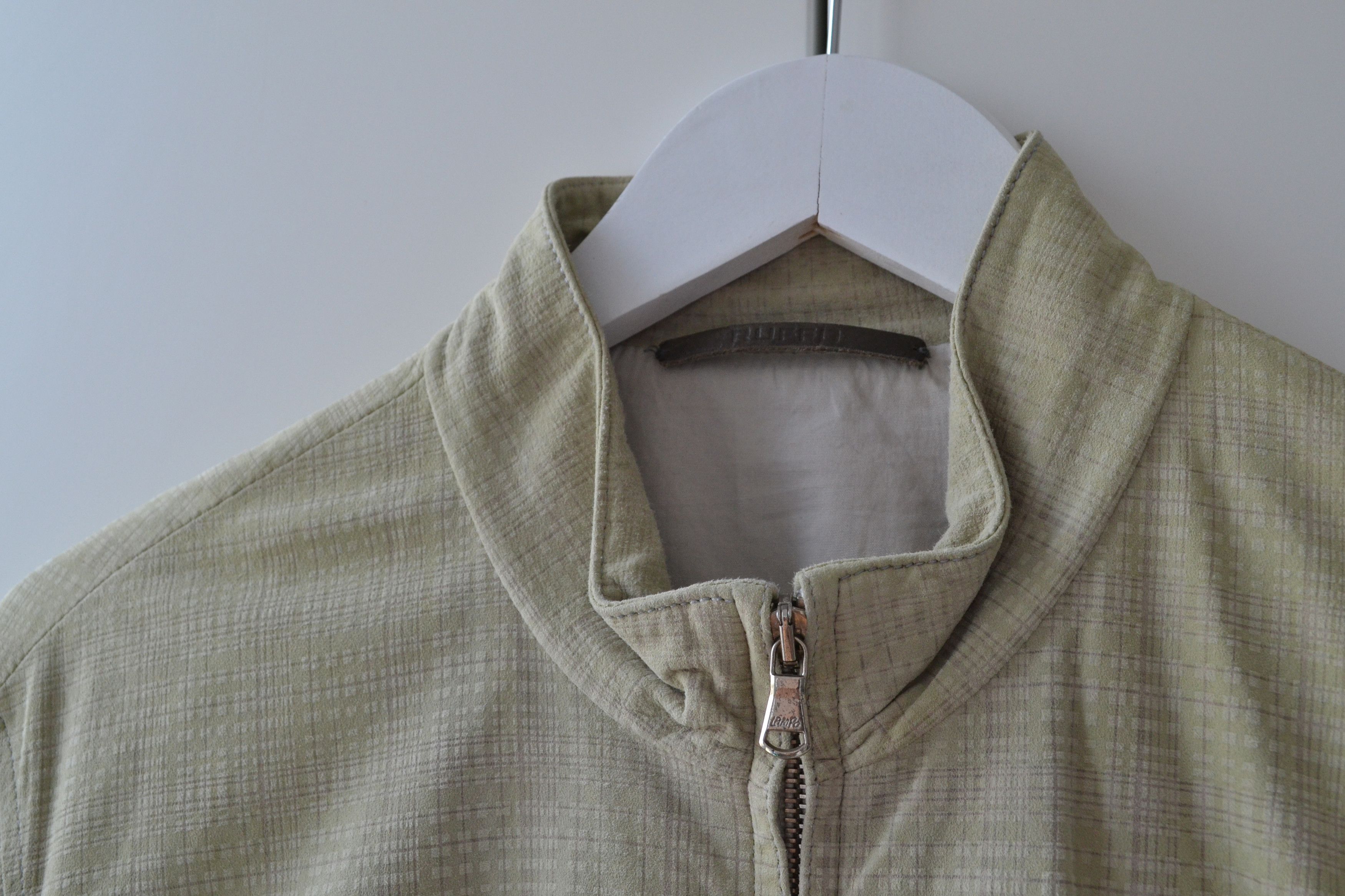 Ruffo Research 🔴 RUFFO Leather Jacket Check Bomber ZIp Vintage RAF SIMONS Size US S / EU 44-46 / 1 - 4 Thumbnail
